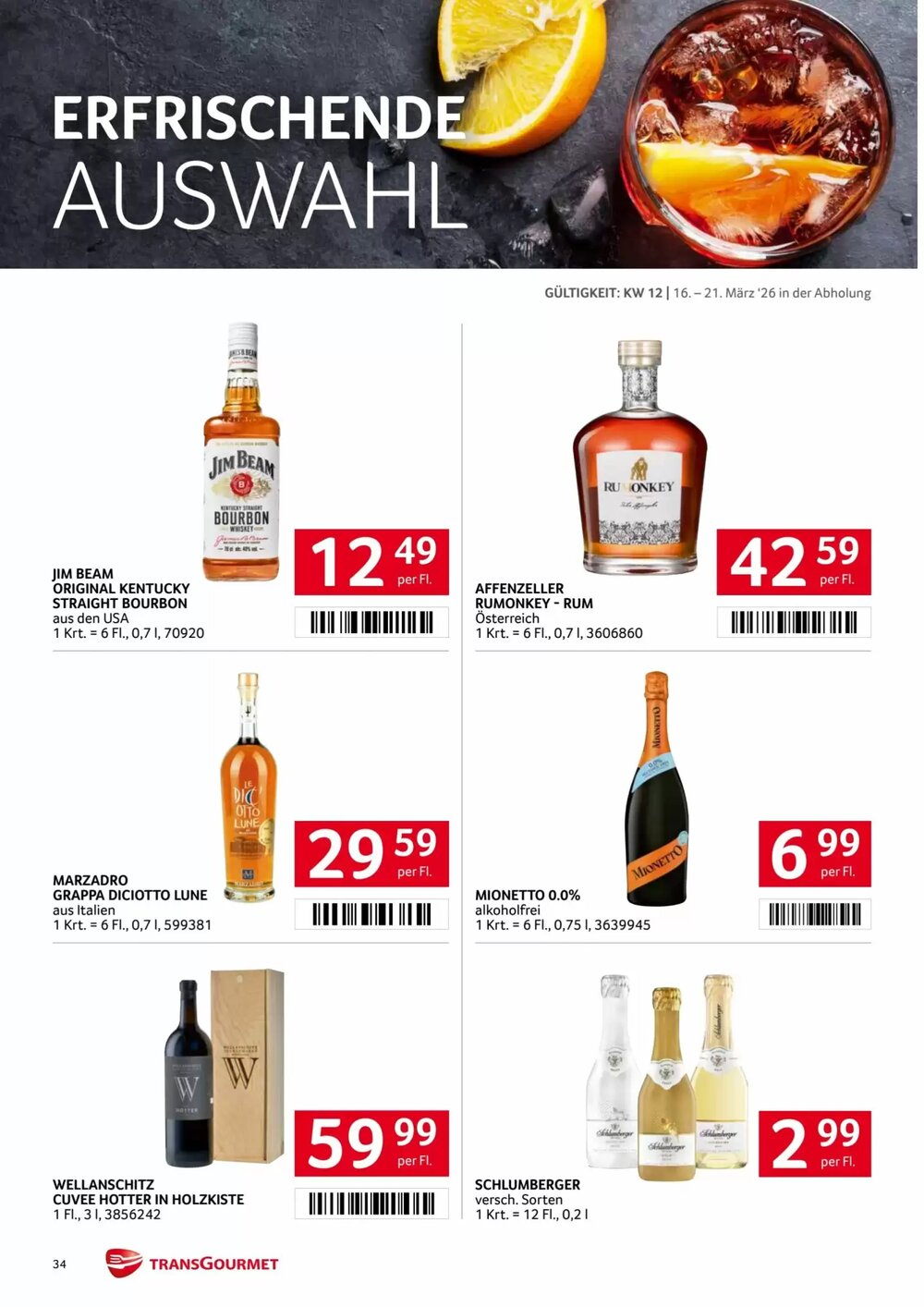 Transgourmet Flugblatt (ab 16.03.2026) - Angebote und Prospekt - Seite 34