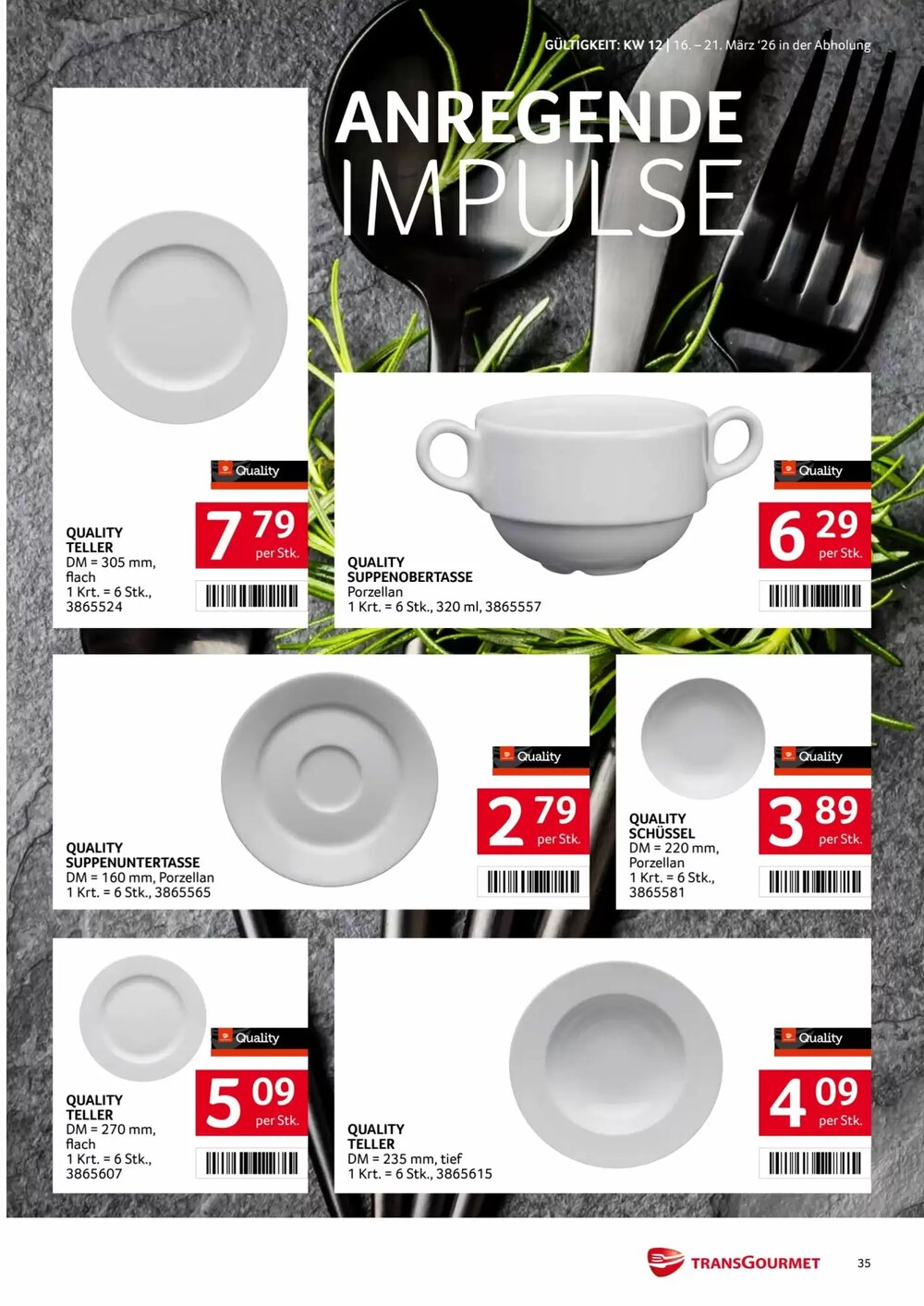 Transgourmet Flugblatt (ab 16.03.2026) - Angebote und Prospekt - Seite 35