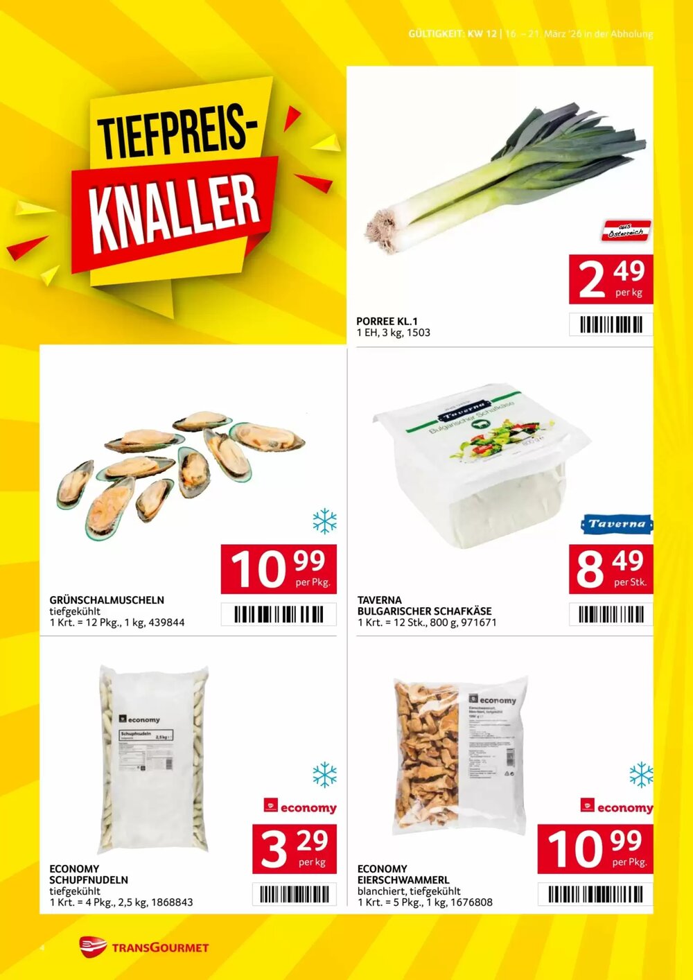 Transgourmet Flugblatt (ab 16.03.2026) - Angebote und Prospekt - Seite 4