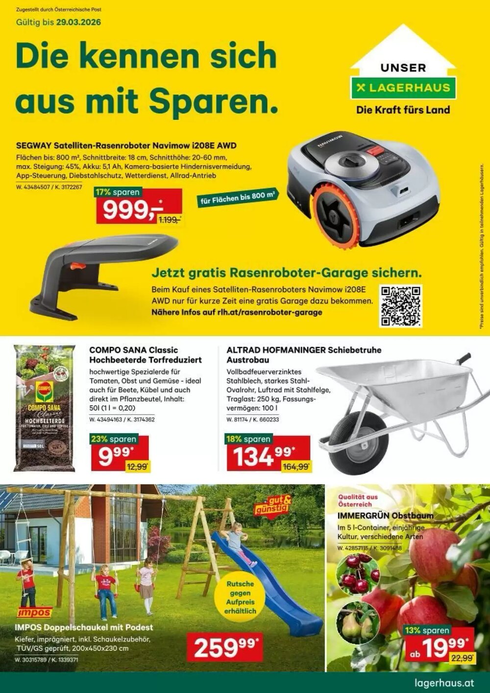 Lagerhaus Flugblatt (ab 16.03.2026) - Angebote und Prospekt - Seite 1