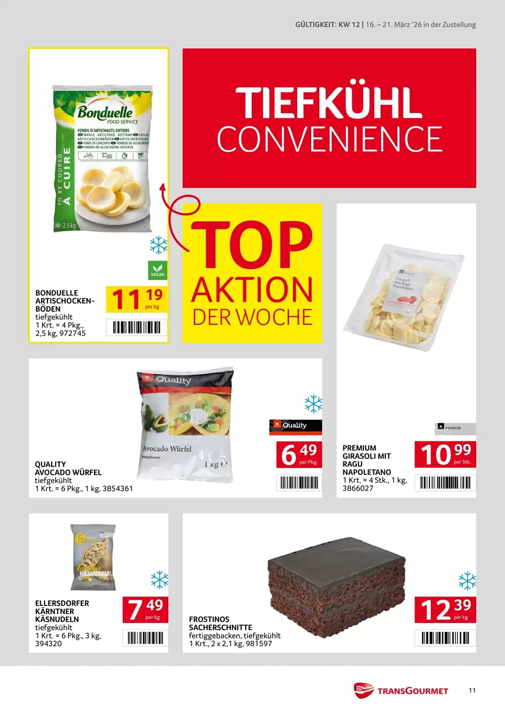 Transgourmet Flugblatt (ab 16.03.2026) - Angebote und Prospekt - Seite 11