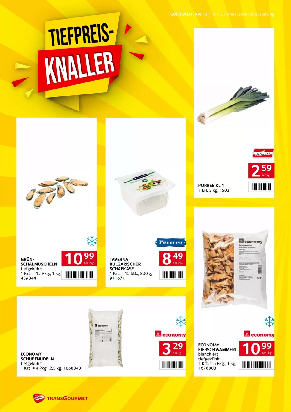 Transgourmet Flugblatt (ab 16.03.2026) - Angebote und Prospekt - Seite 4