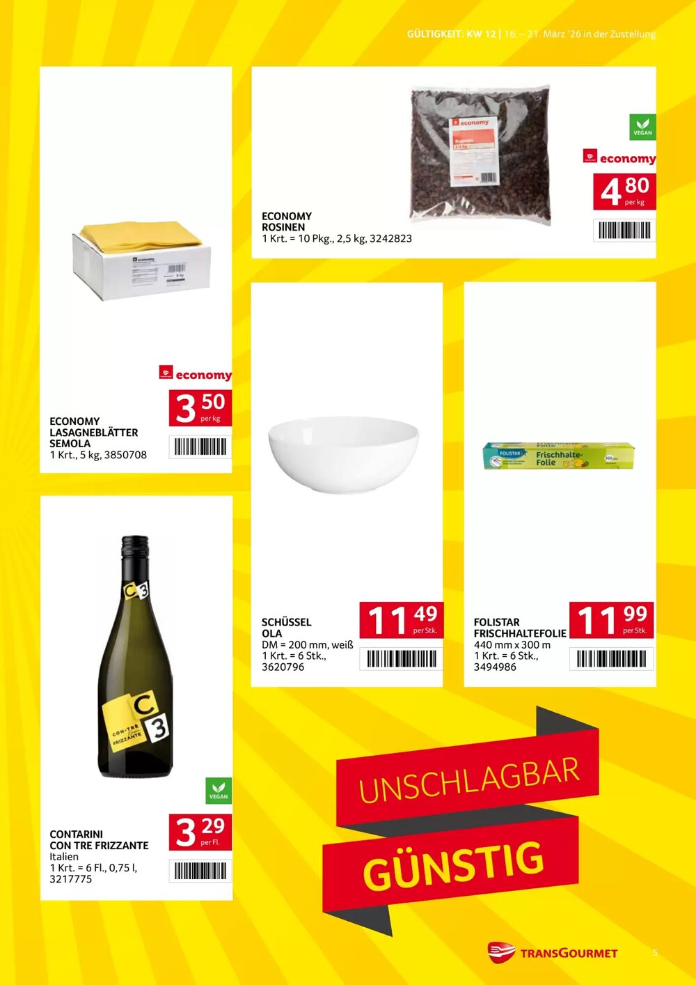 Transgourmet Flugblatt (ab 16.03.2026) - Angebote und Prospekt - Seite 5