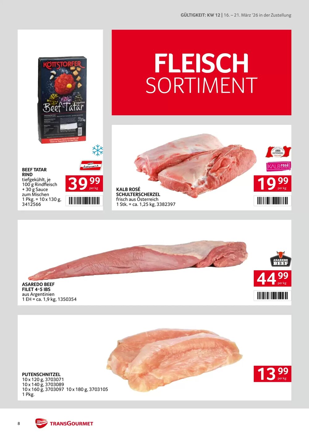 Transgourmet Flugblatt (ab 16.03.2026) - Angebote und Prospekt - Seite 8