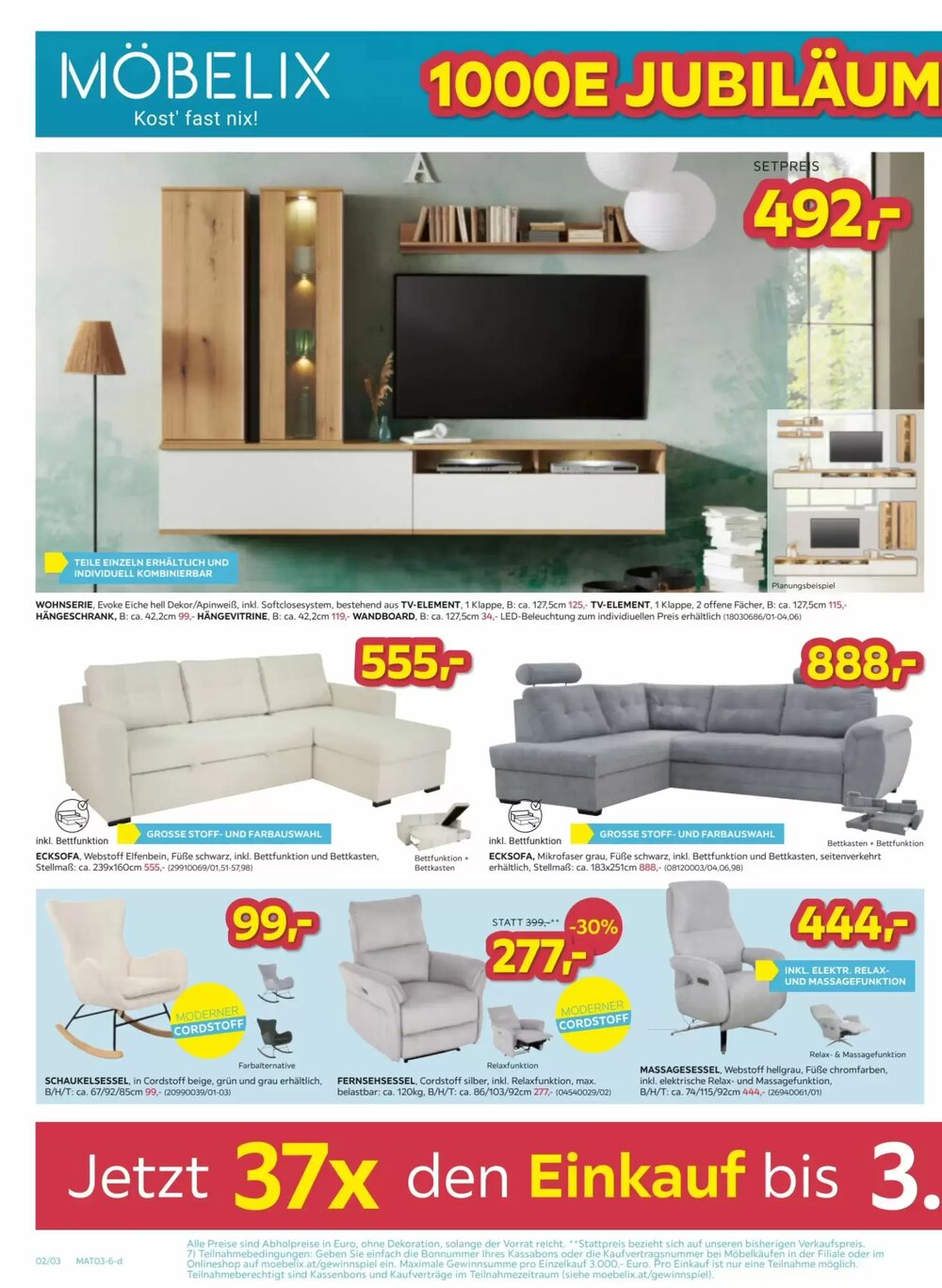 Möbelix Flugblatt (ab 17.03.2026) - Angebote und Prospekt - Seite 2