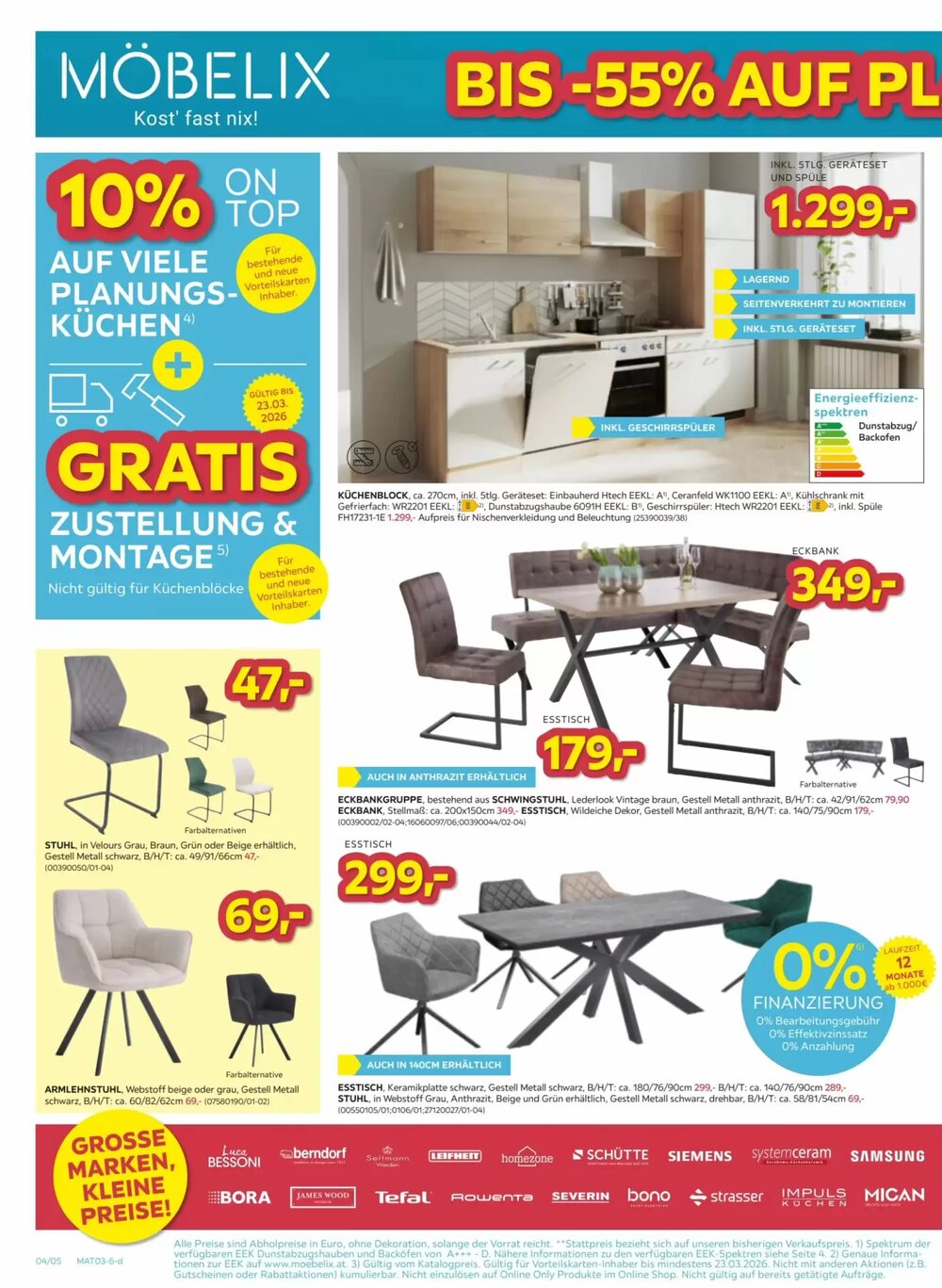 Möbelix Flugblatt (ab 17.03.2026) - Angebote und Prospekt - Seite 4