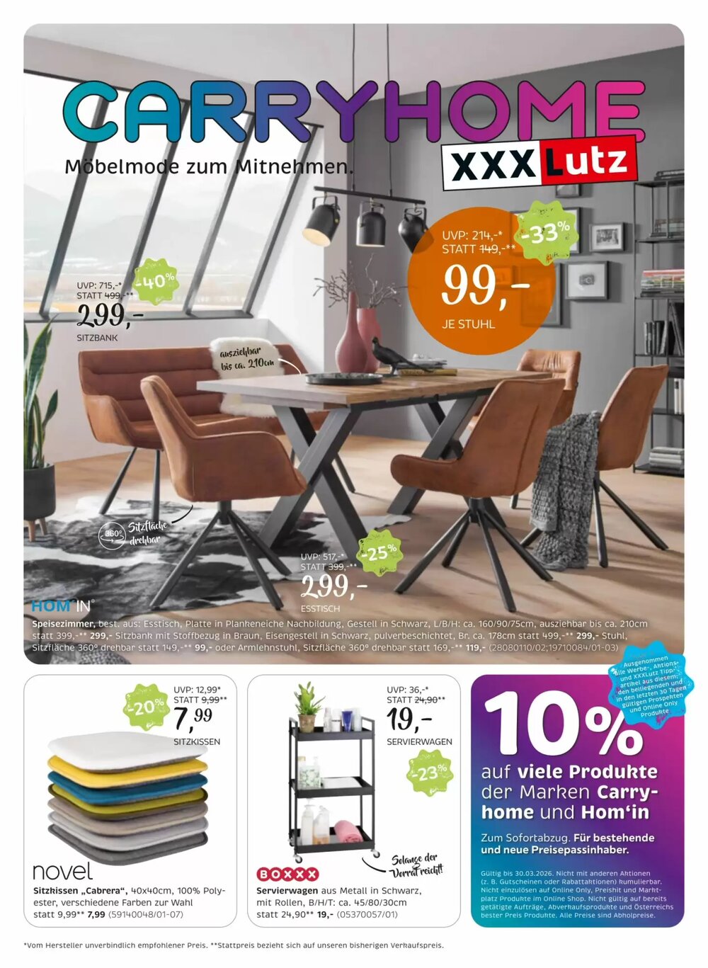 XXXLutz Flugblatt (ab 17.03.2026) - Angebote und Prospekt - Seite 1