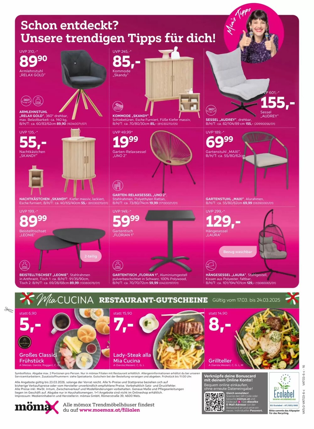 Mömax Flugblatt (ab 17.03.2026) - Angebote und Prospekt - Seite 16