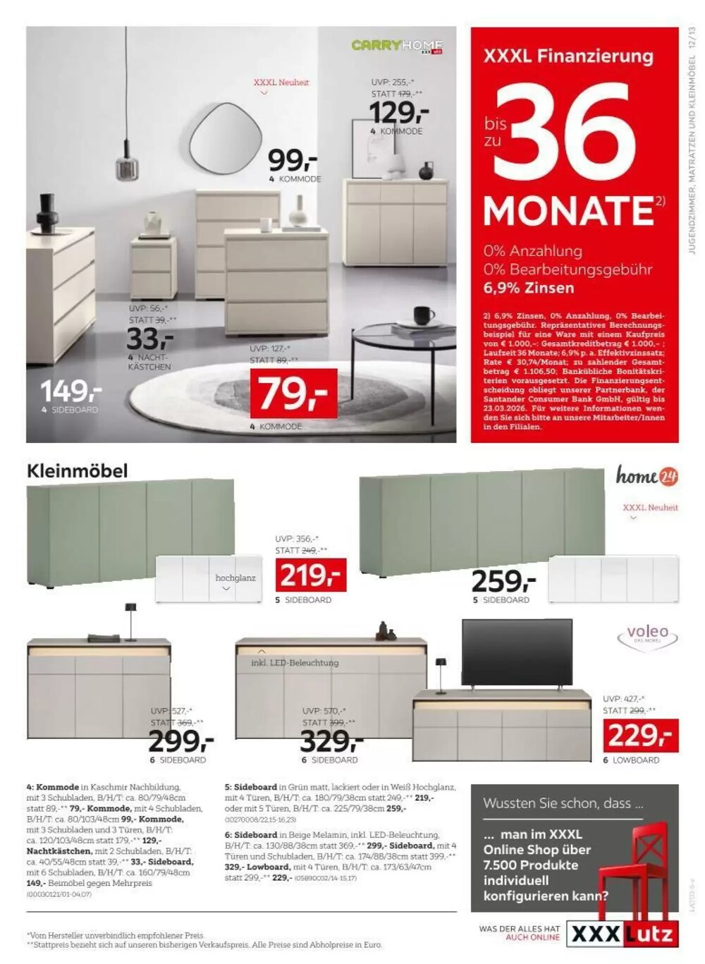 XXXLutz Flugblatt (ab 17.03.2026) - Angebote und Prospekt - Seite 13
