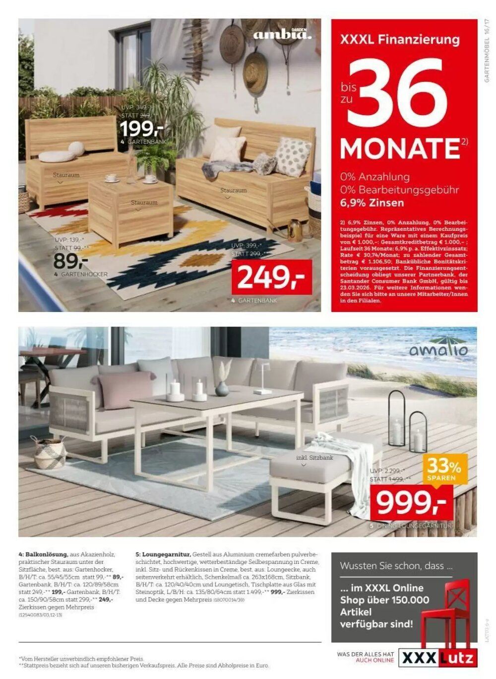 XXXLutz Flugblatt (ab 17.03.2026) - Angebote und Prospekt - Seite 17