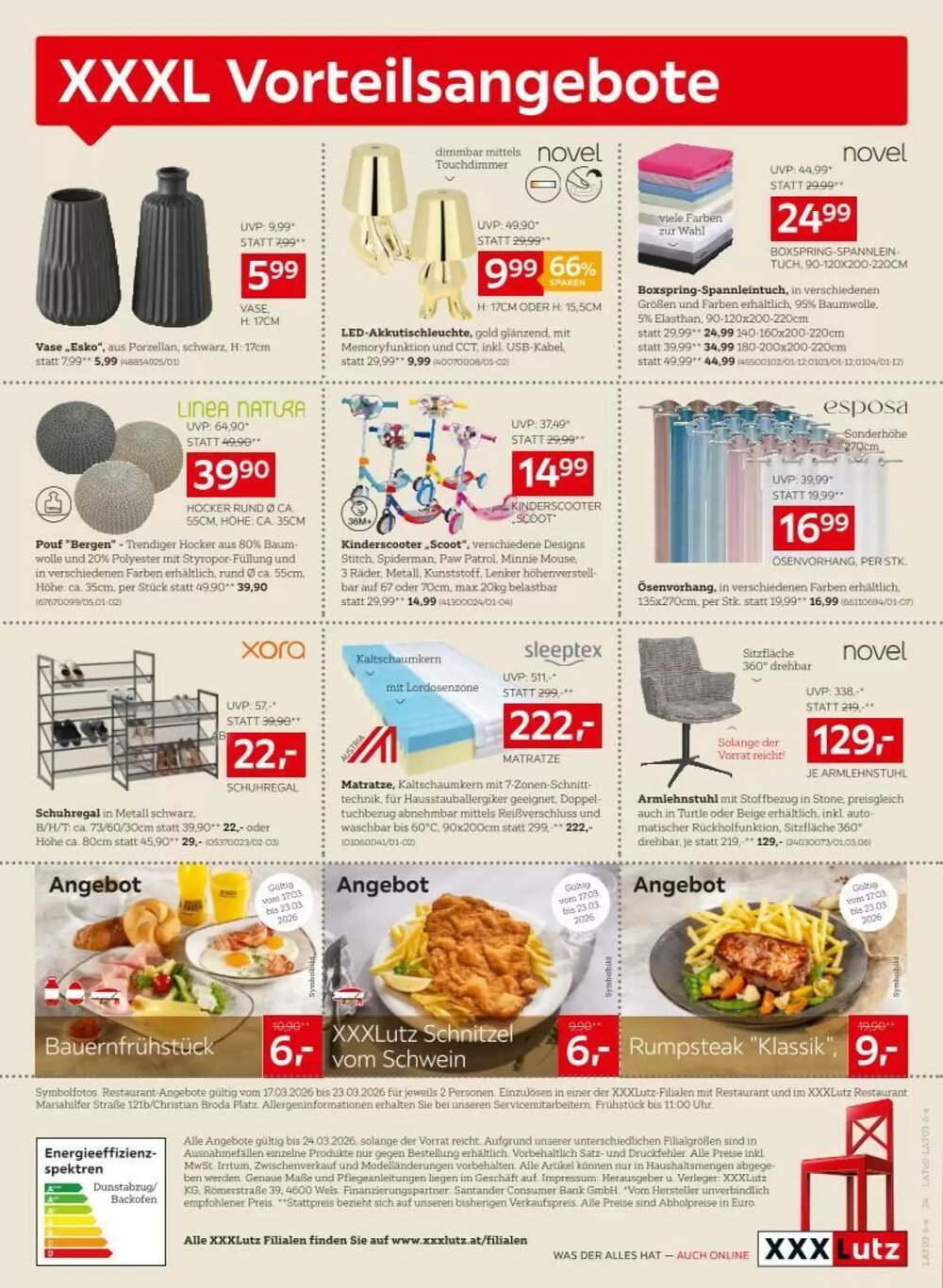 XXXLutz Flugblatt (ab 17.03.2026) - Angebote und Prospekt - Seite 24