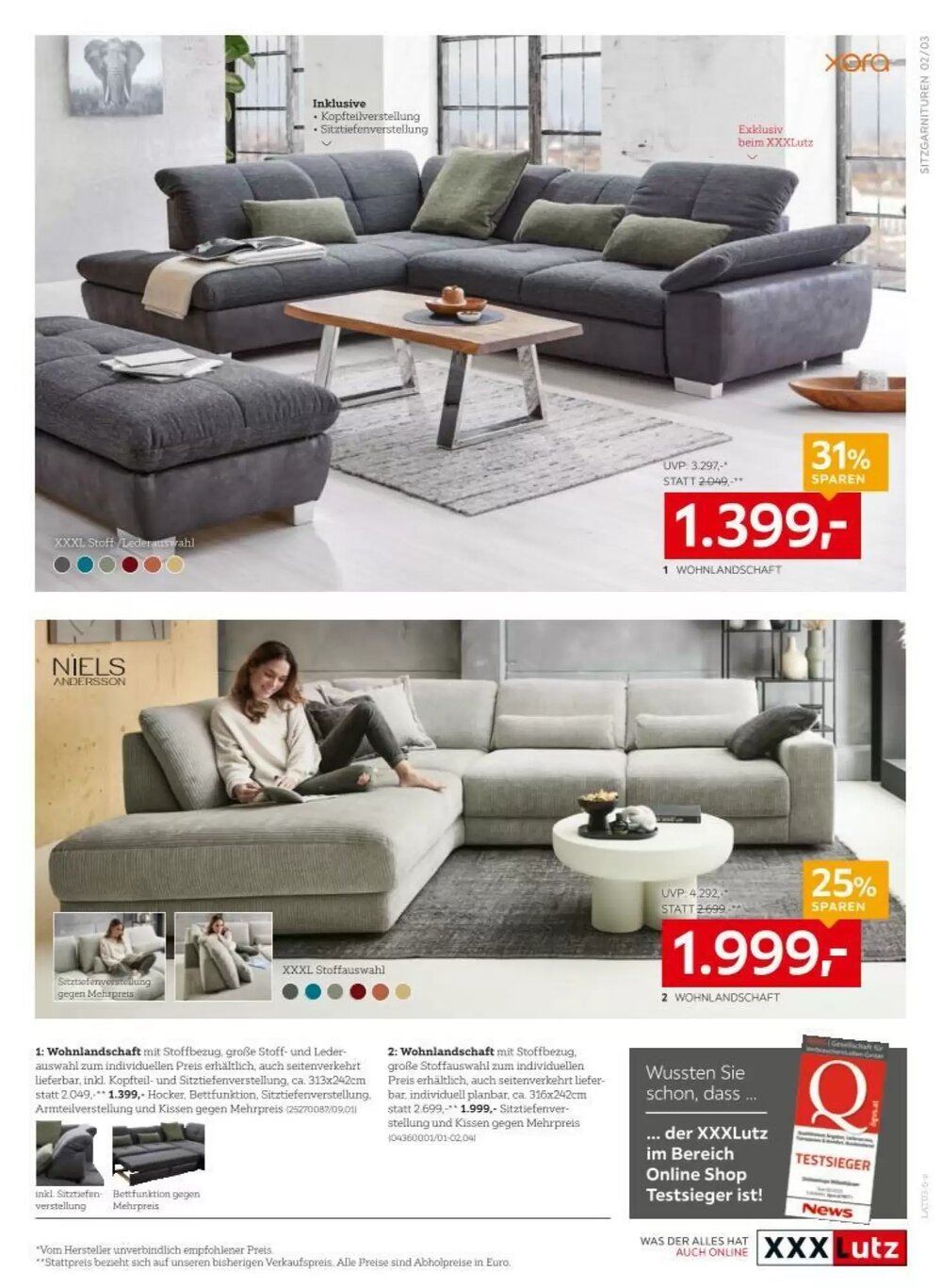 XXXLutz Flugblatt (ab 17.03.2026) - Angebote und Prospekt - Seite 3