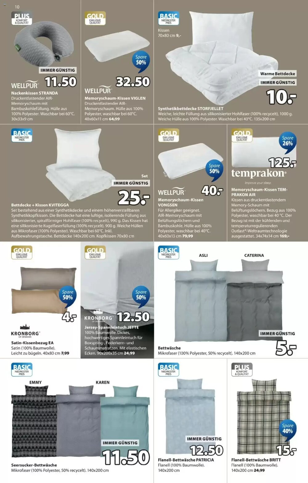 JYSK Flugblatt (ab 17.03.2026) - Angebote und Prospekt - Seite 10