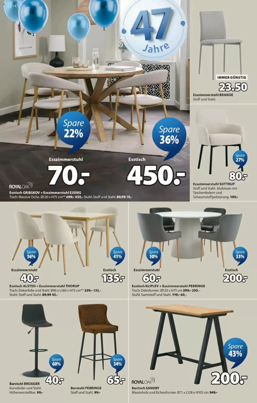 JYSK Flugblatt (ab 17.03.2026) - Angebote und Prospekt - Seite 14