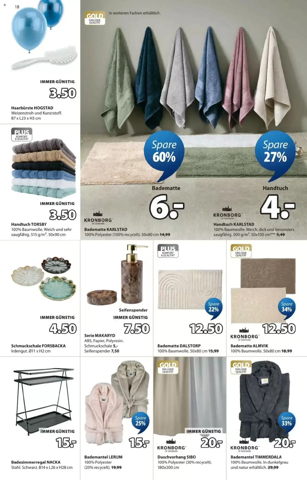 JYSK Flugblatt (ab 17.03.2026) - Angebote und Prospekt - Seite 18