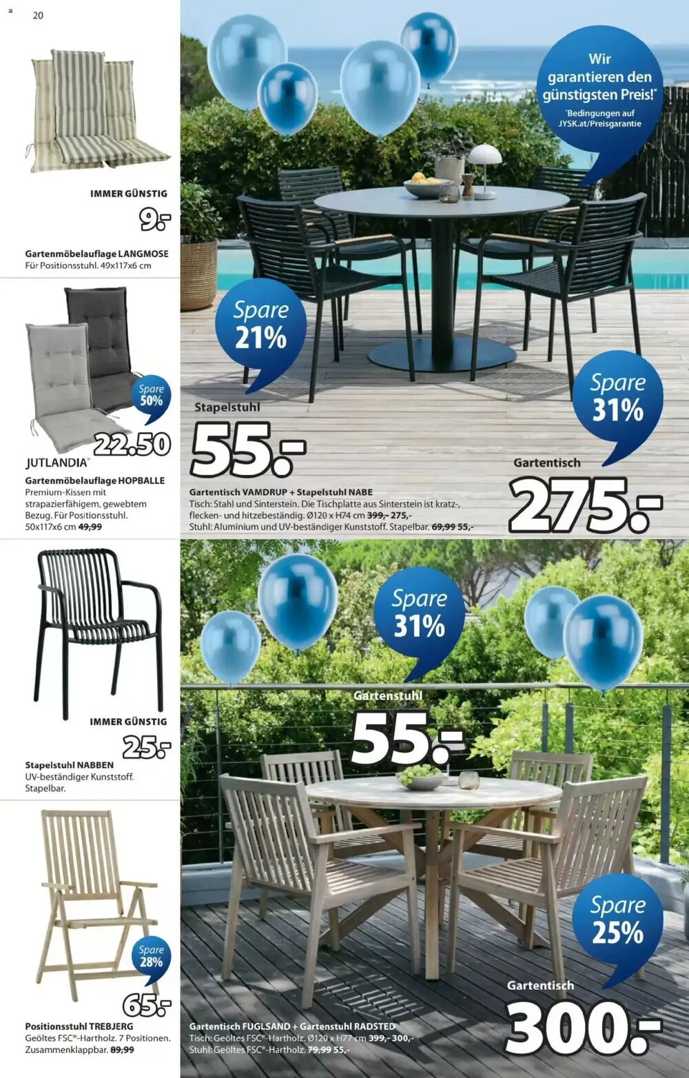 JYSK Flugblatt (ab 17.03.2026) - Angebote und Prospekt - Seite 20
