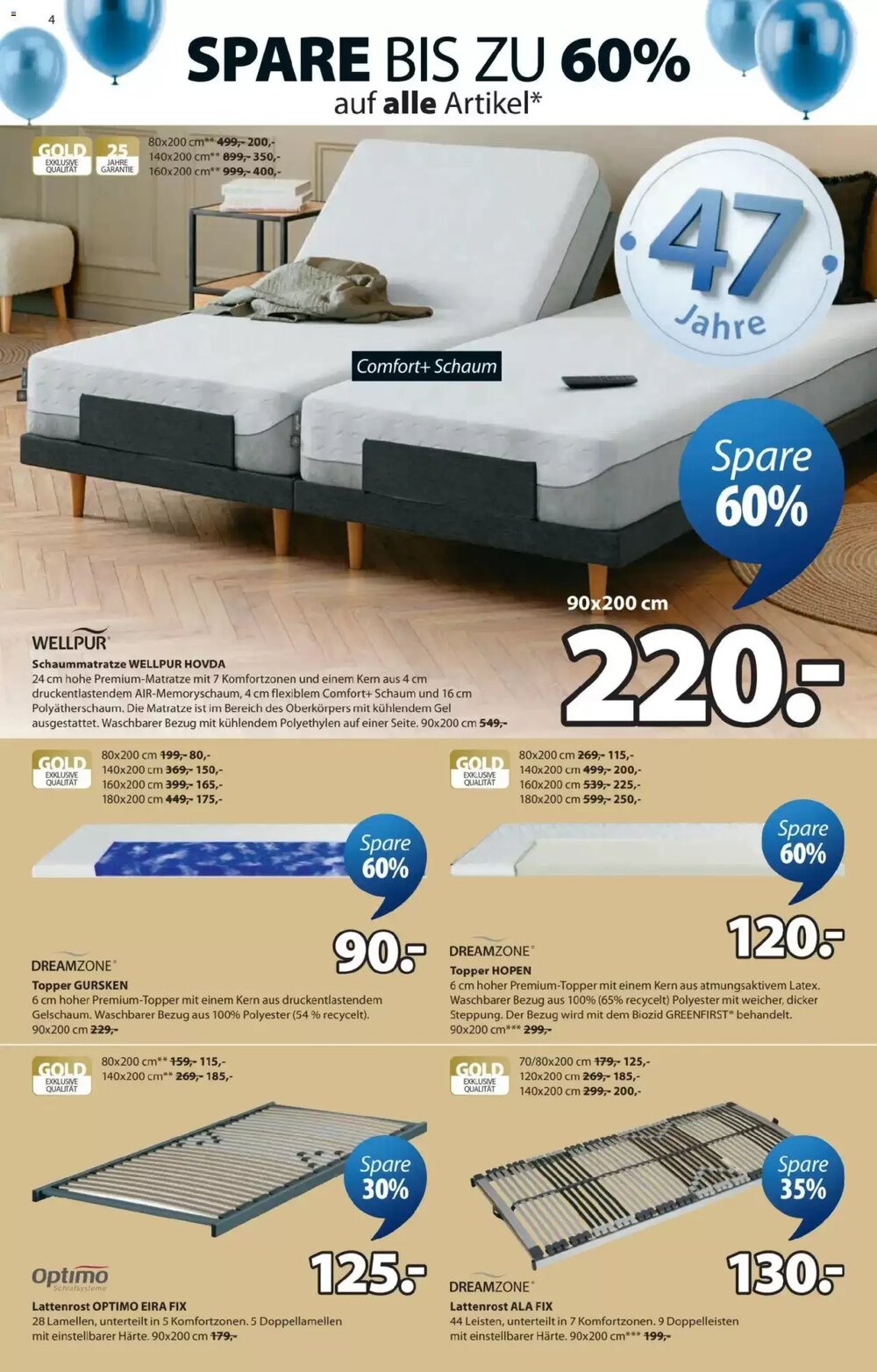 JYSK Flugblatt (ab 17.03.2026) - Angebote und Prospekt - Seite 4