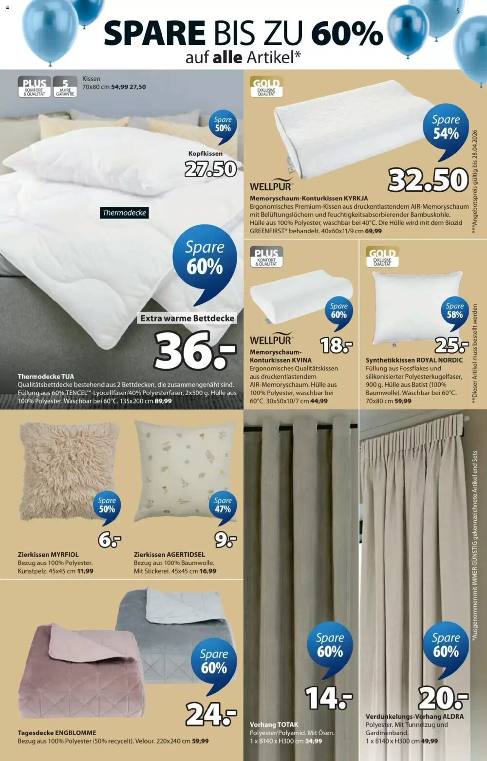 JYSK Flugblatt (ab 17.03.2026) - Angebote und Prospekt - Seite 5