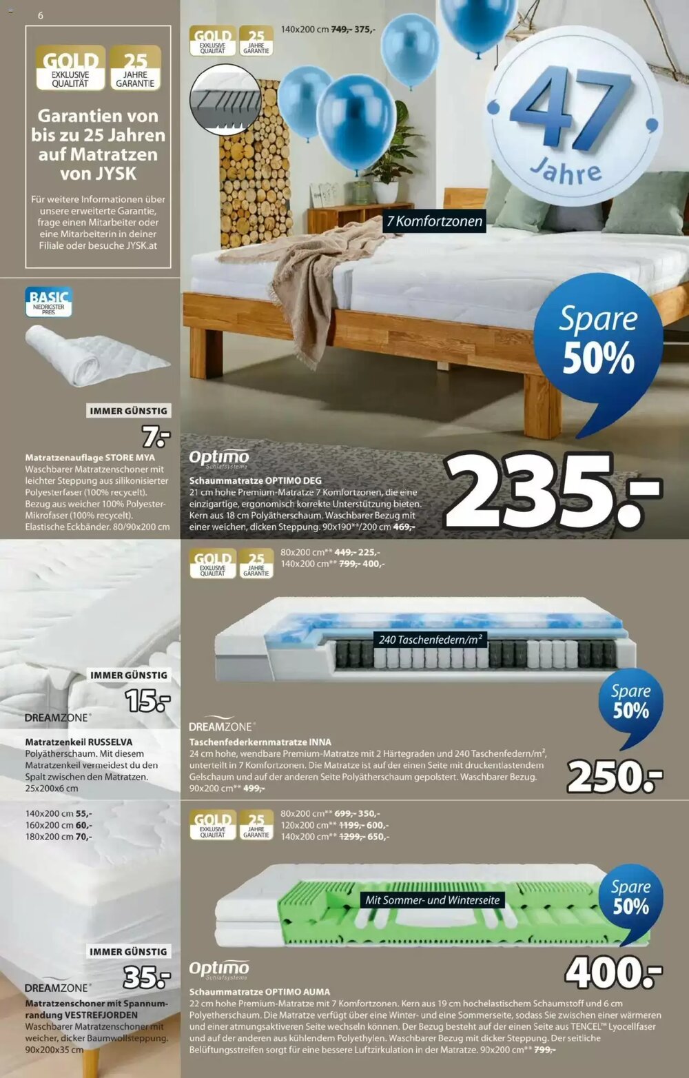 JYSK Flugblatt (ab 17.03.2026) - Angebote und Prospekt - Seite 6