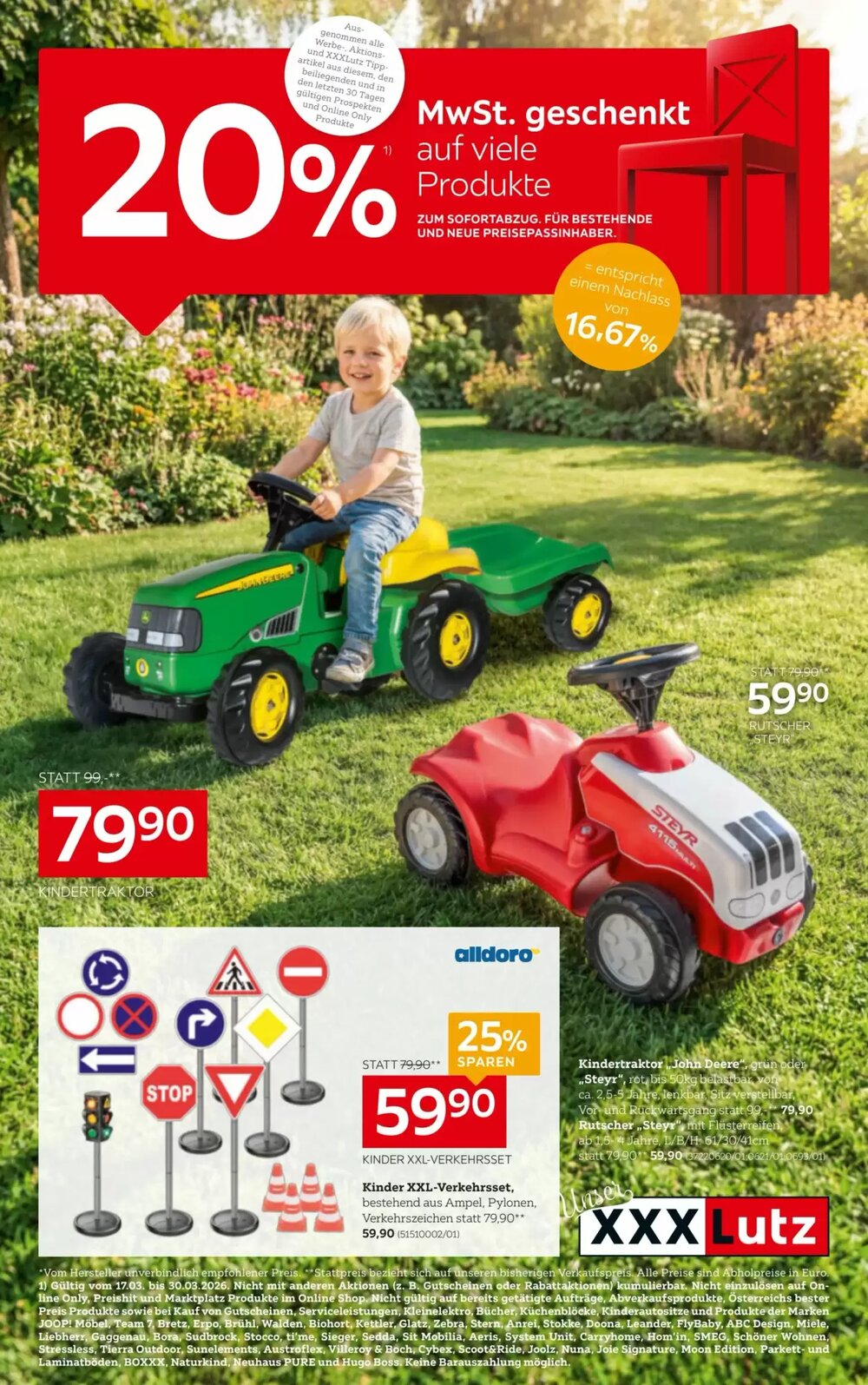 XXXLutz Flugblatt (ab 17.03.2026) - Angebote und Prospekt - Seite 1
