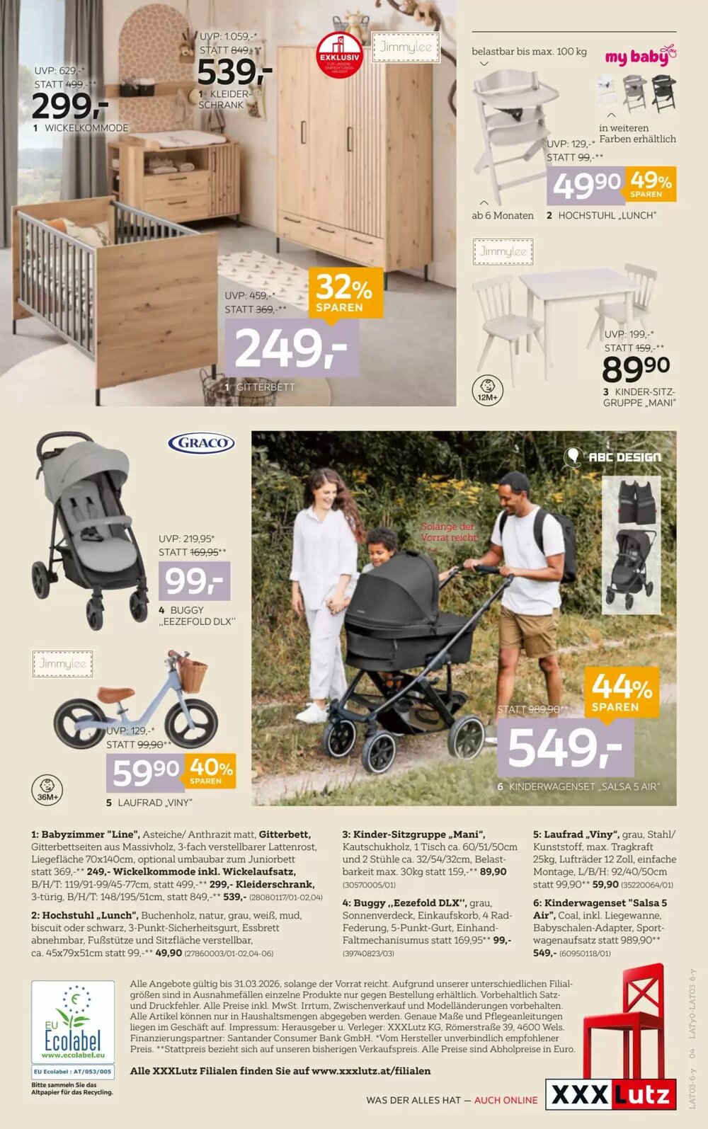 XXXLutz Flugblatt (ab 17.03.2026) - Angebote und Prospekt - Seite 4