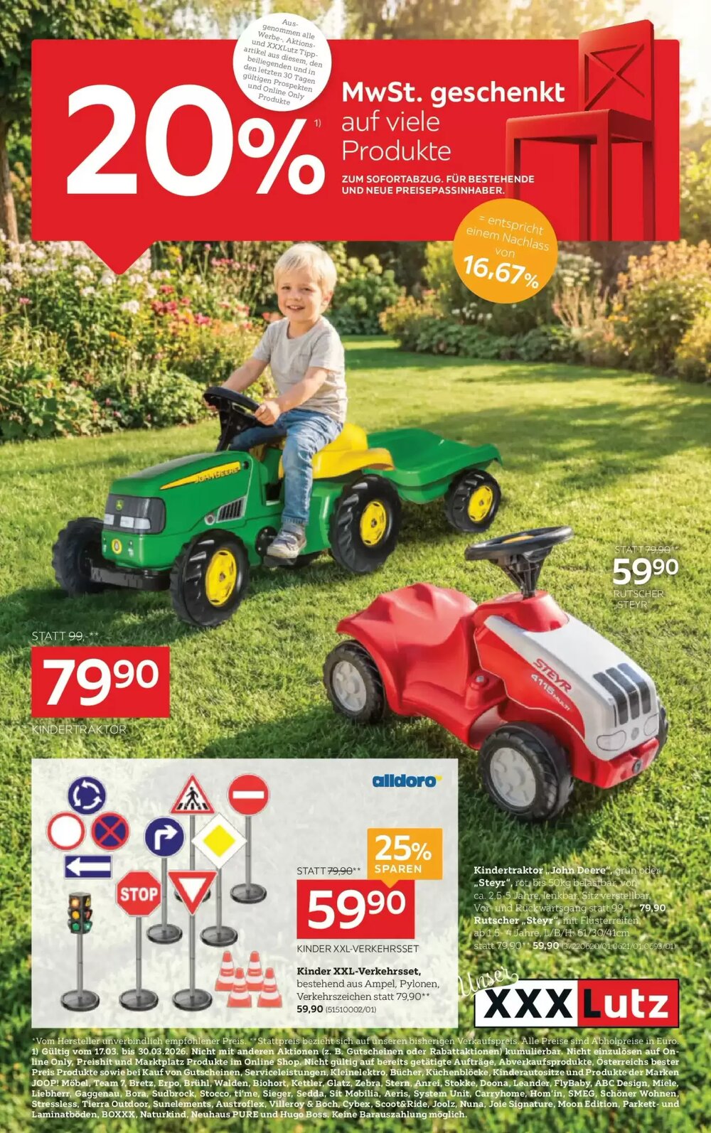 XXXLutz Flugblatt (ab 17.03.2026) - Angebote und Prospekt - Seite 1