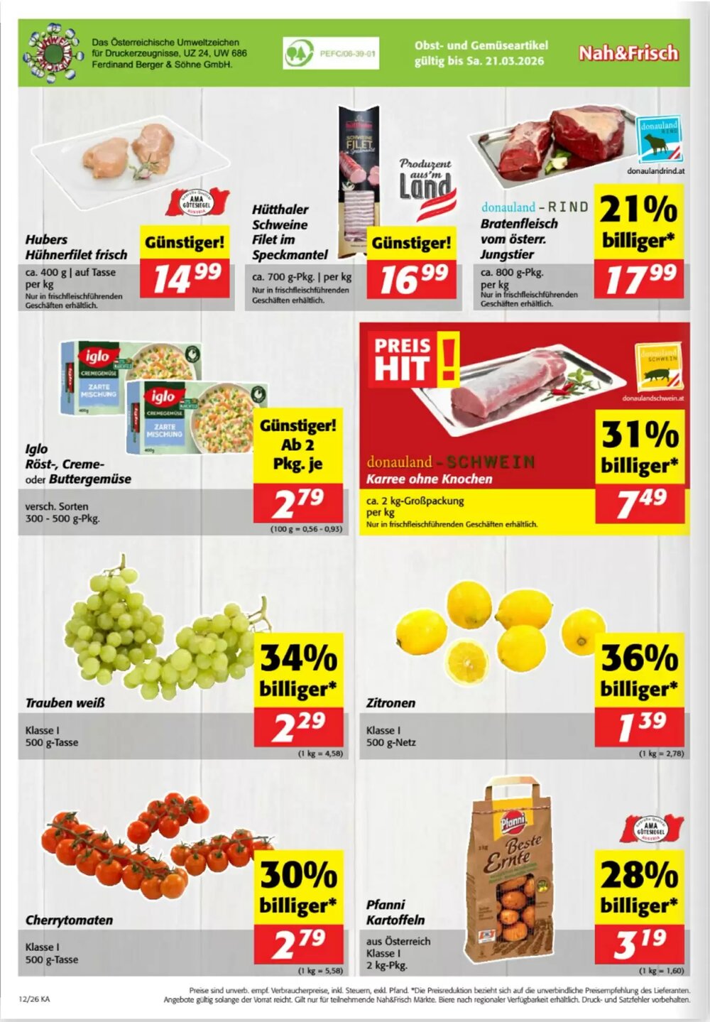 Nah&Frisch Flugblatt (ab 18.03.2026) - Angebote und Prospekt - Seite 8