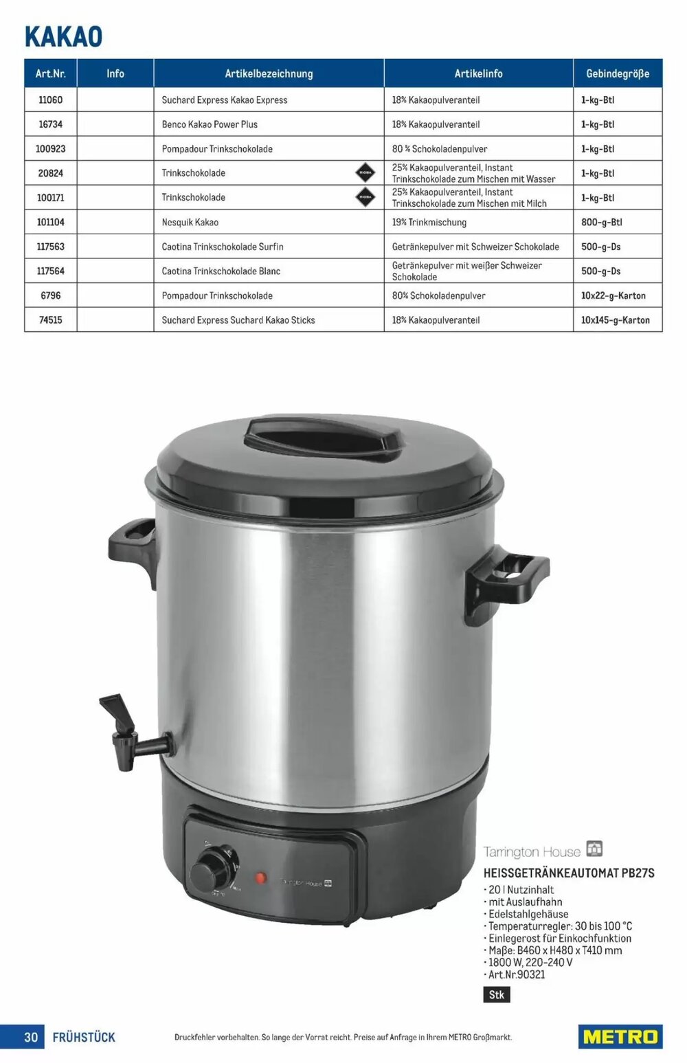 Metro Flugblatt (ab 18.03.2026) - Angebote und Prospekt - Seite 30
