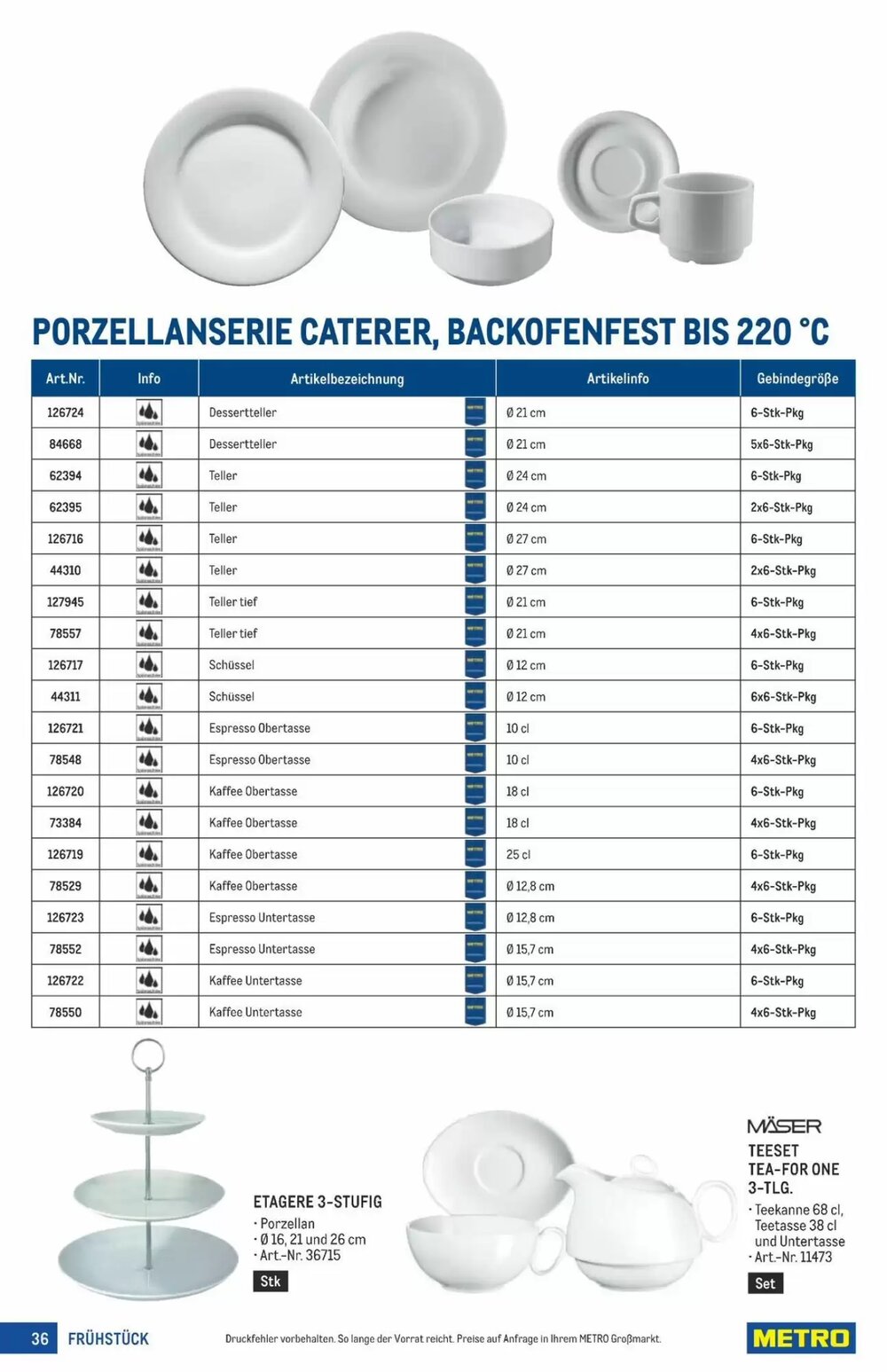 Metro Flugblatt (ab 18.03.2026) - Angebote und Prospekt - Seite 36