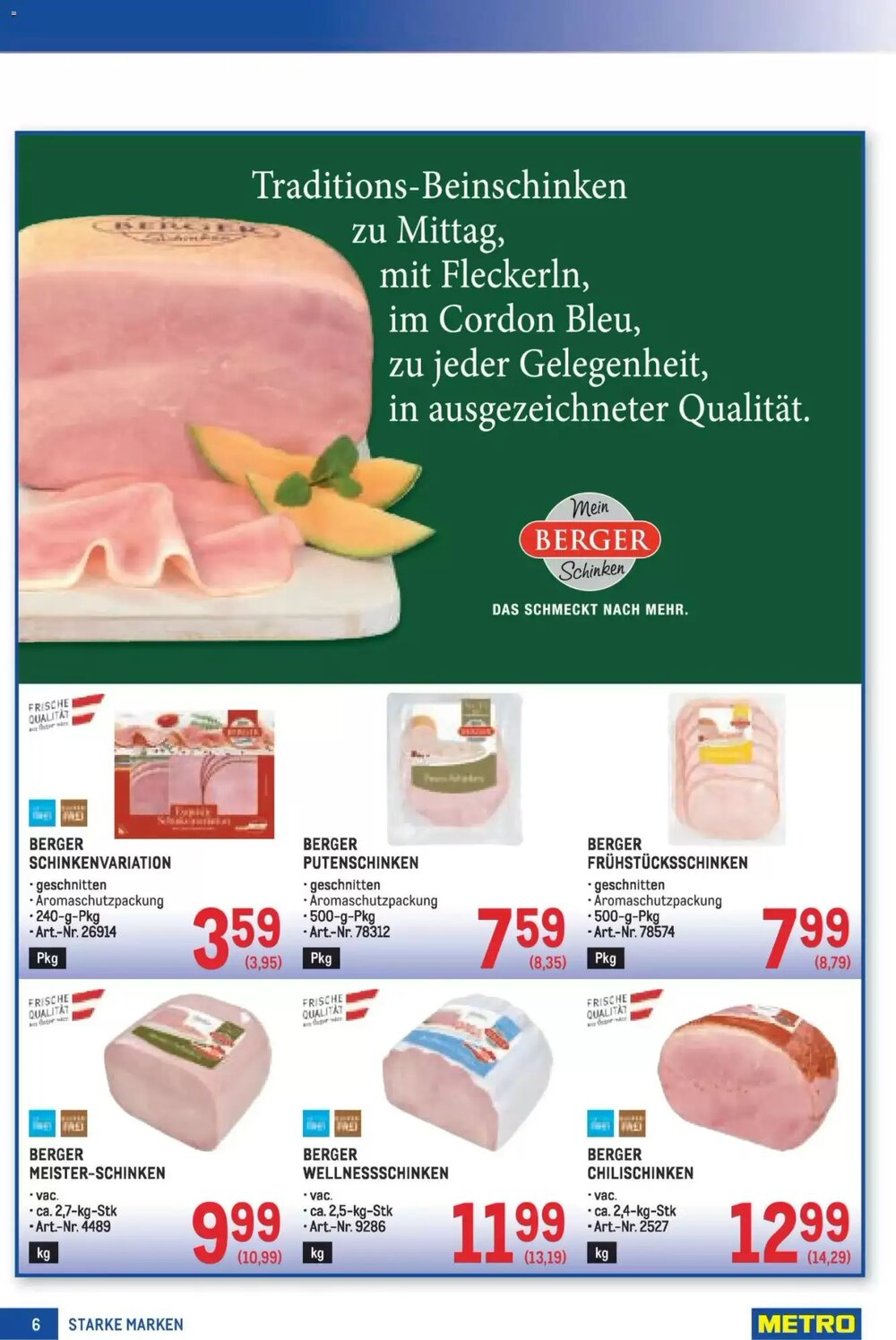 Metro Flugblatt (ab 19.03.2026) - Angebote und Prospekt - Seite 6