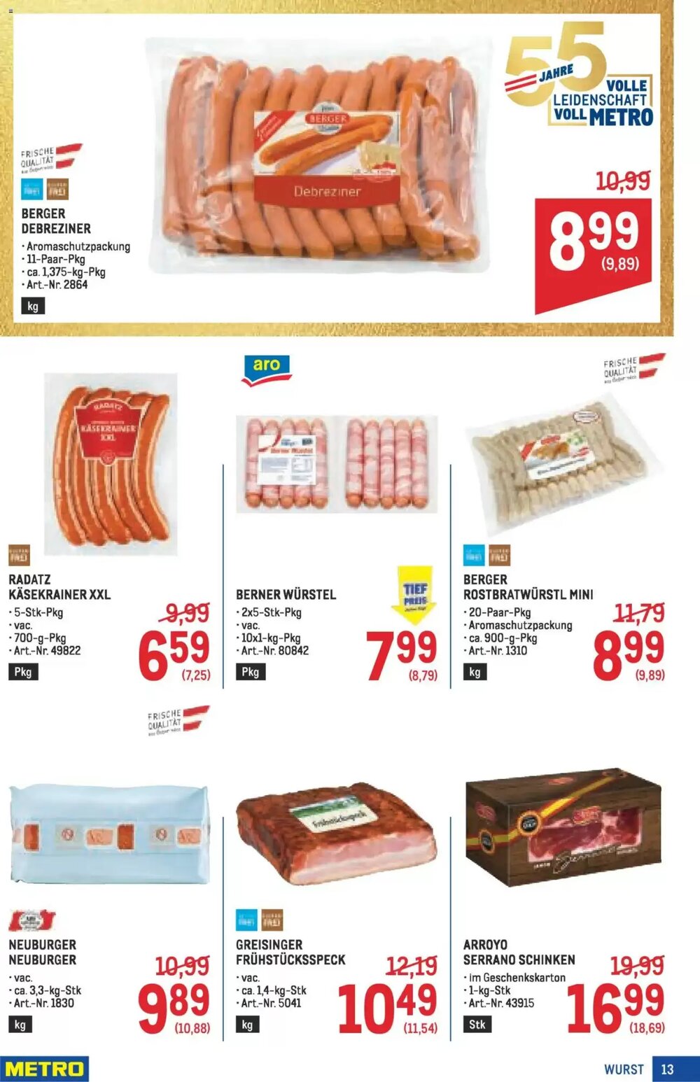 Metro Flugblatt (ab 19.03.2026) - Angebote und Prospekt - Seite 13