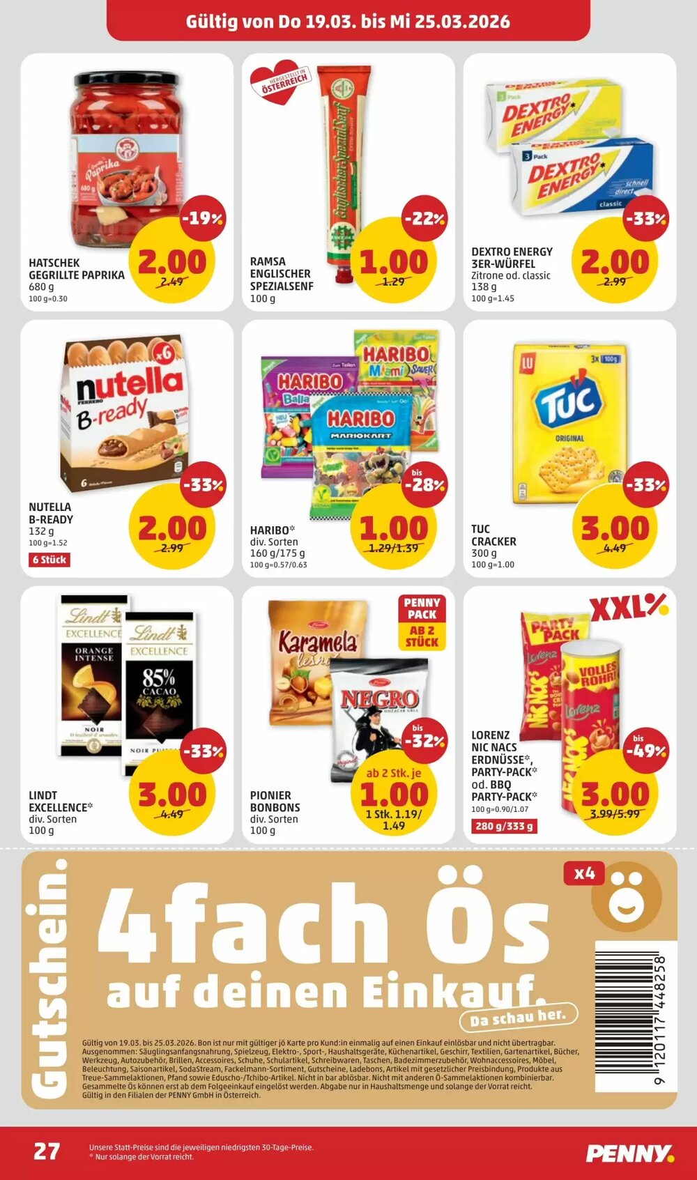 PENNY Flugblatt (ab 19.03.2026) - Angebote und Prospekt - Seite 27