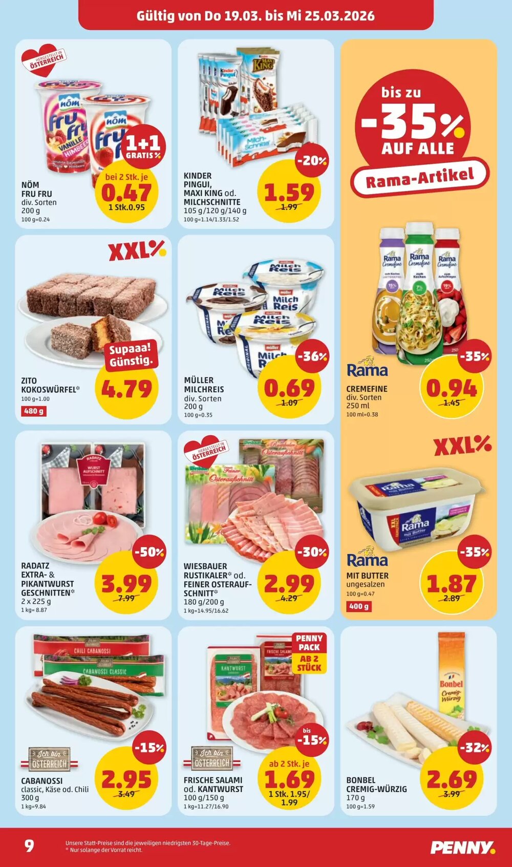 PENNY Flugblatt (ab 19.03.2026) - Angebote und Prospekt - Seite 9