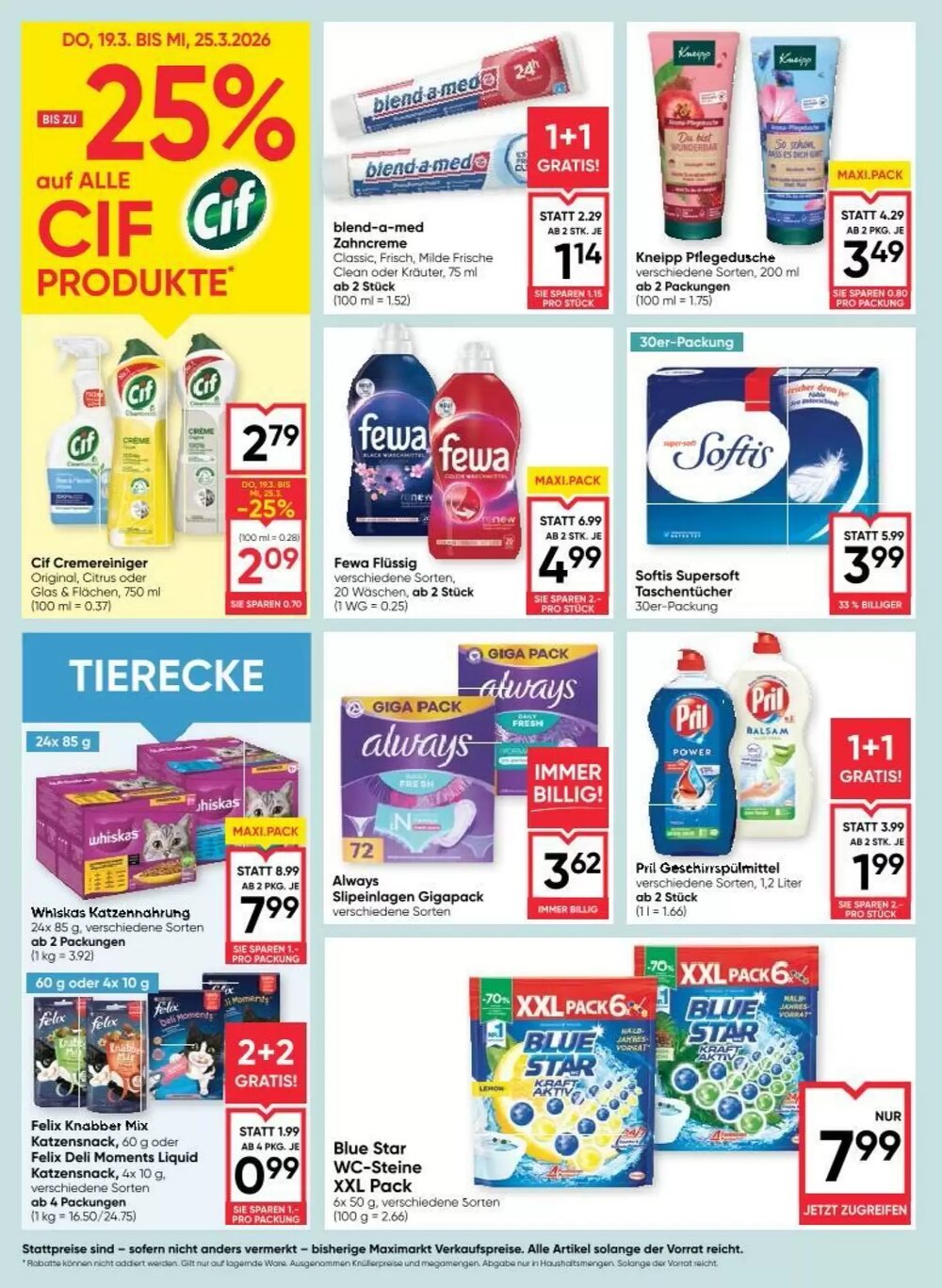 Maximarkt Flugblatt (ab 19.03.2026) - Angebote und Prospekt - Seite 16