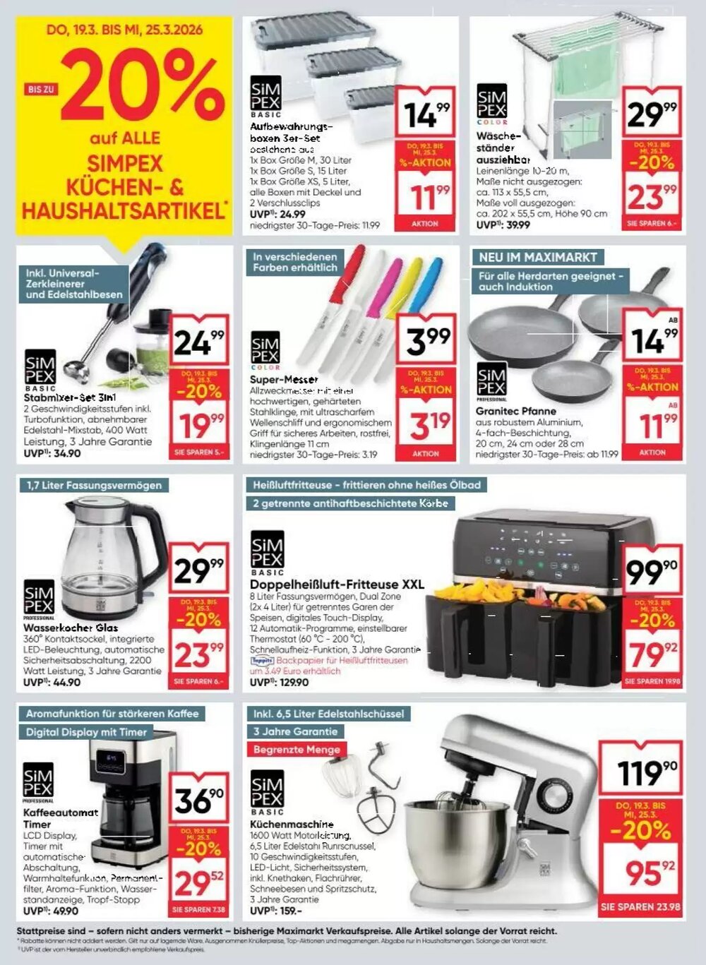 Maximarkt Flugblatt (ab 19.03.2026) - Angebote und Prospekt - Seite 18