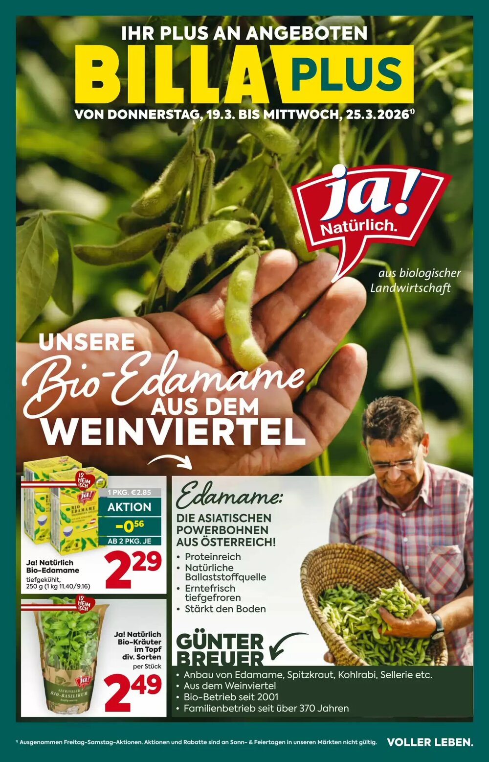 Billa Flugblatt (ab 19.03.2026) - Angebote und Prospekt - Seite 1