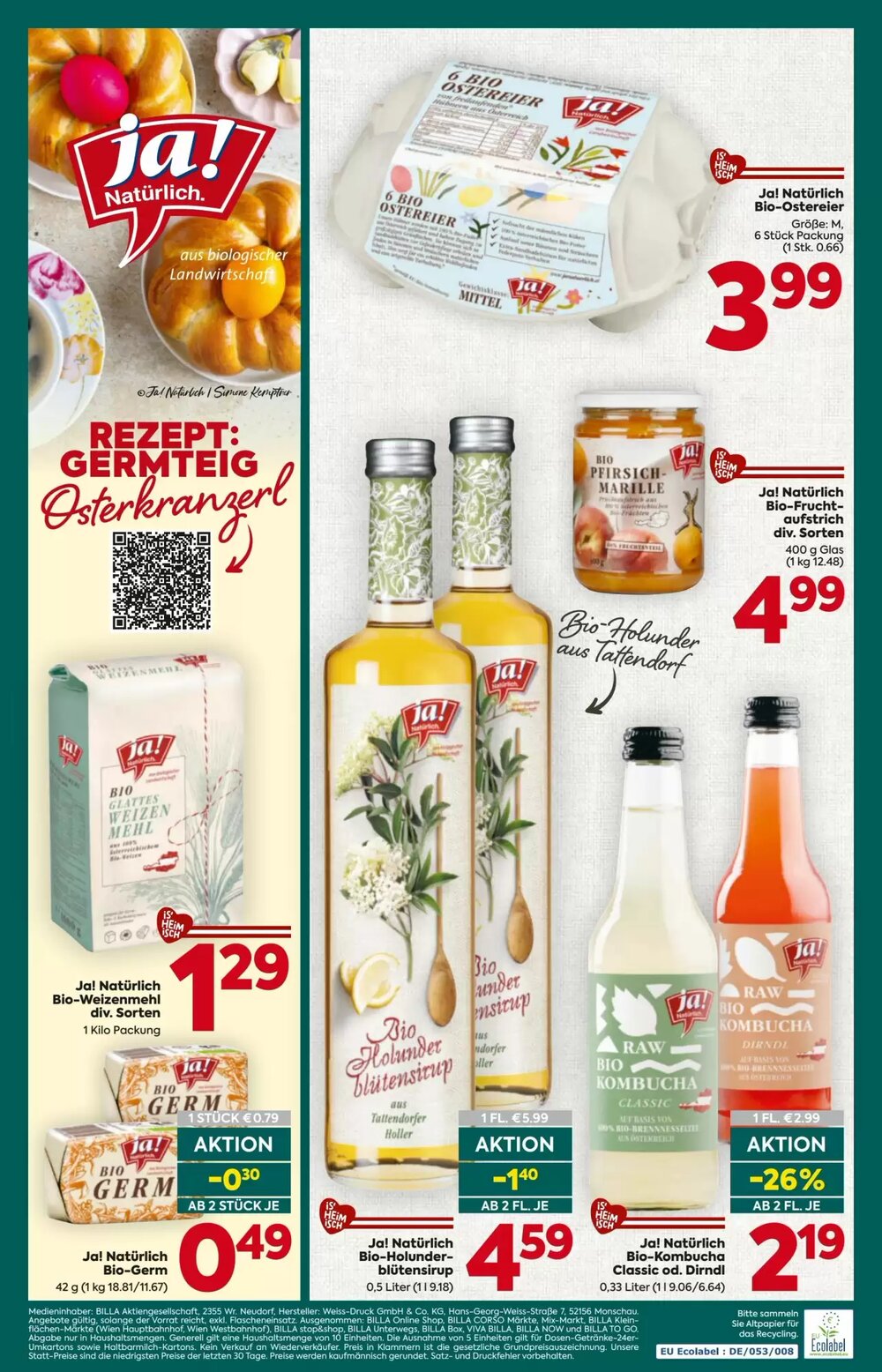 Billa Flugblatt (ab 19.03.2026) - Angebote und Prospekt - Seite 4