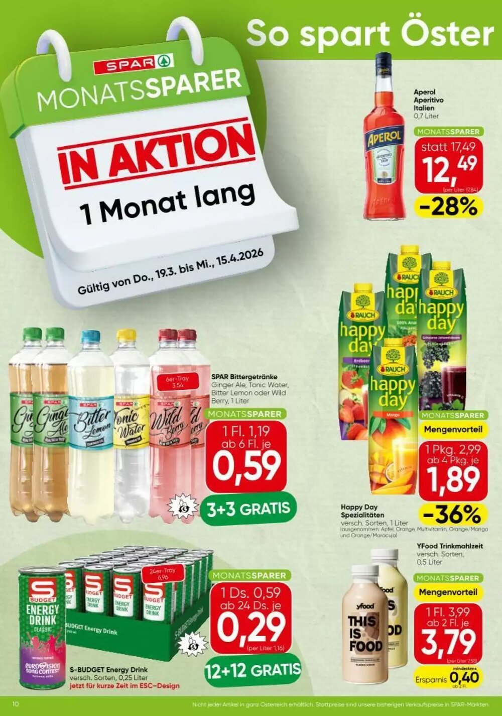 Spar Flugblatt (ab 19.03.2026) - Angebote und Prospekt - Seite 3