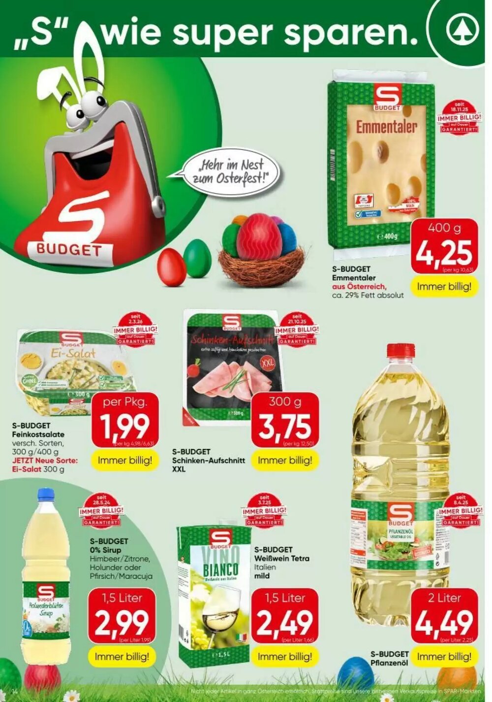 Spar Flugblatt (ab 19.03.2026) - Angebote und Prospekt - Seite 14
