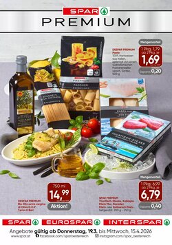 Spar Flugblatt (ab 19.03.2026) - Angebote und Prospekt