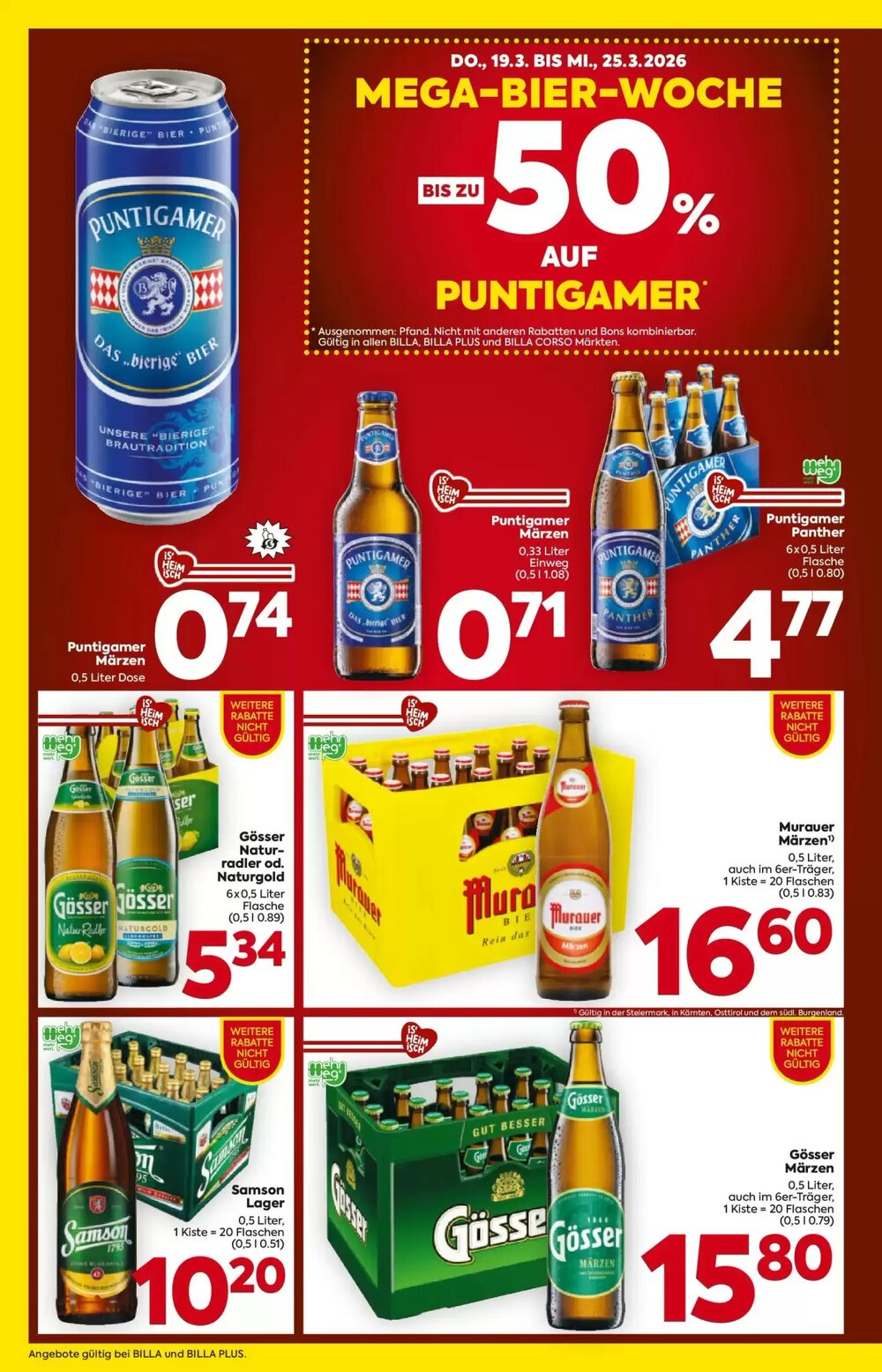 Billa Flugblatt (ab 19.03.2026) - Angebote und Prospekt - Seite 2