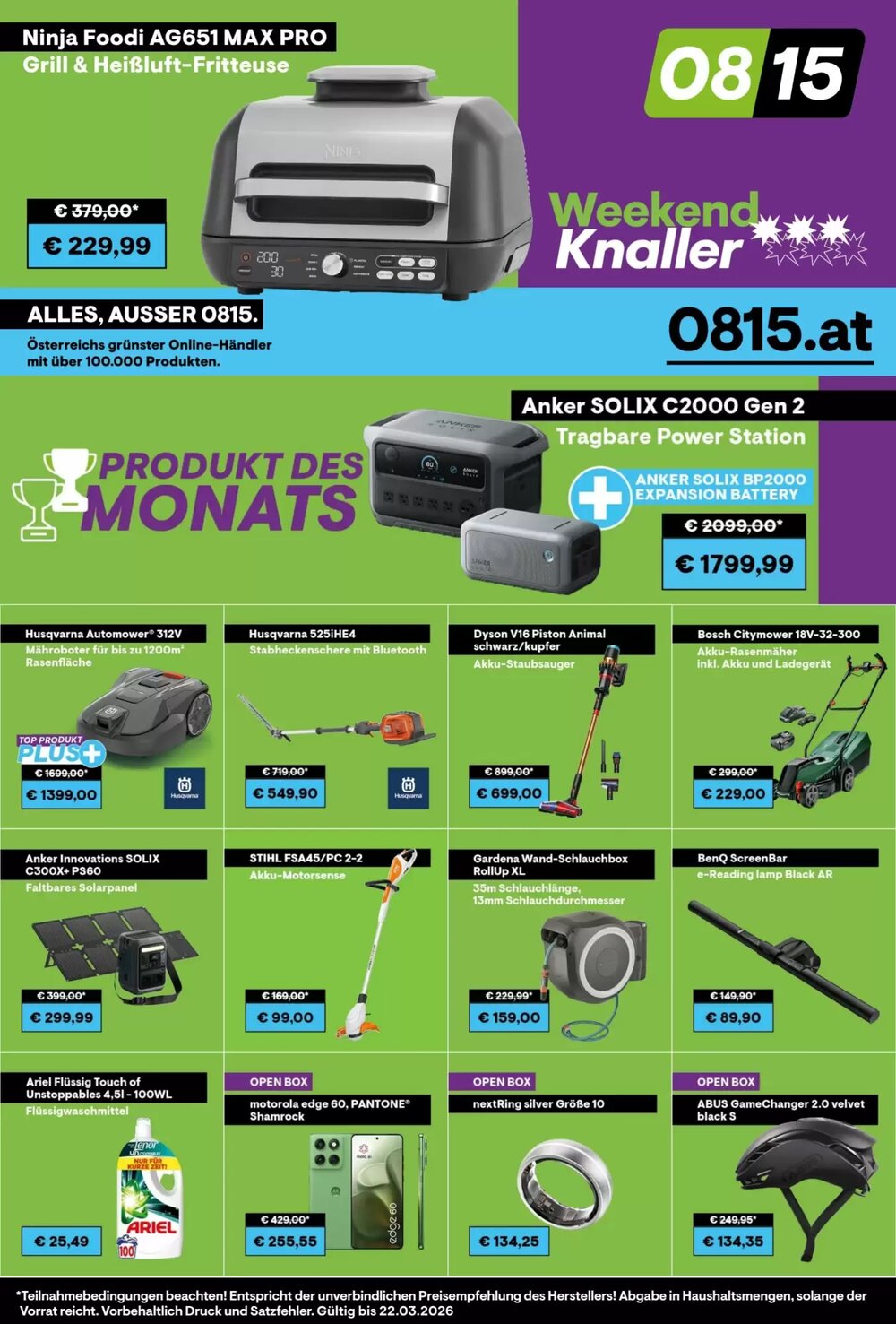 0815 Flugblatt (ab 20.03.2026) - Angebote und Prospekt - Seite 1