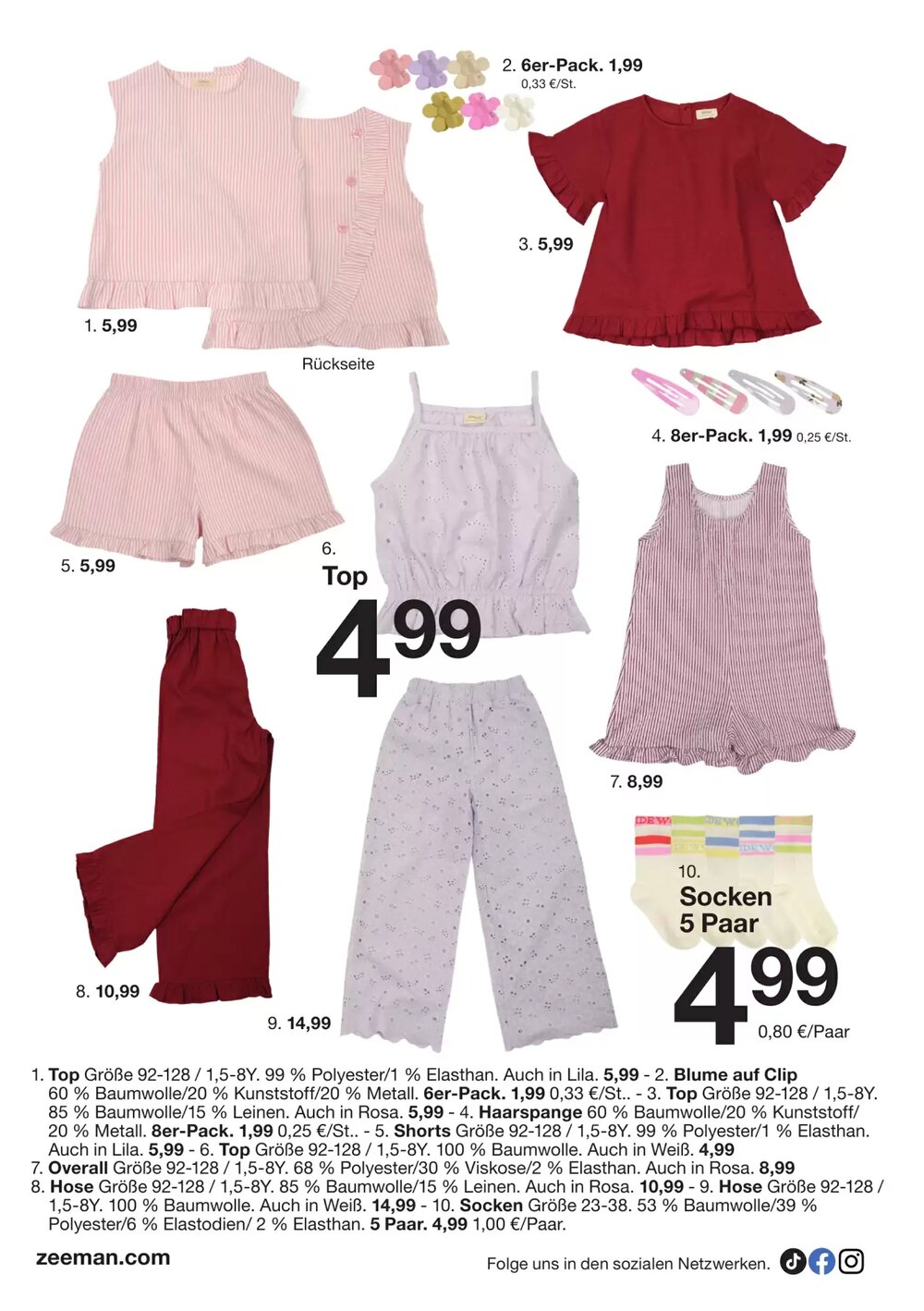 Zeeman Flugblatt (ab 21.03.2026) - Angebote und Prospekt - Seite 18