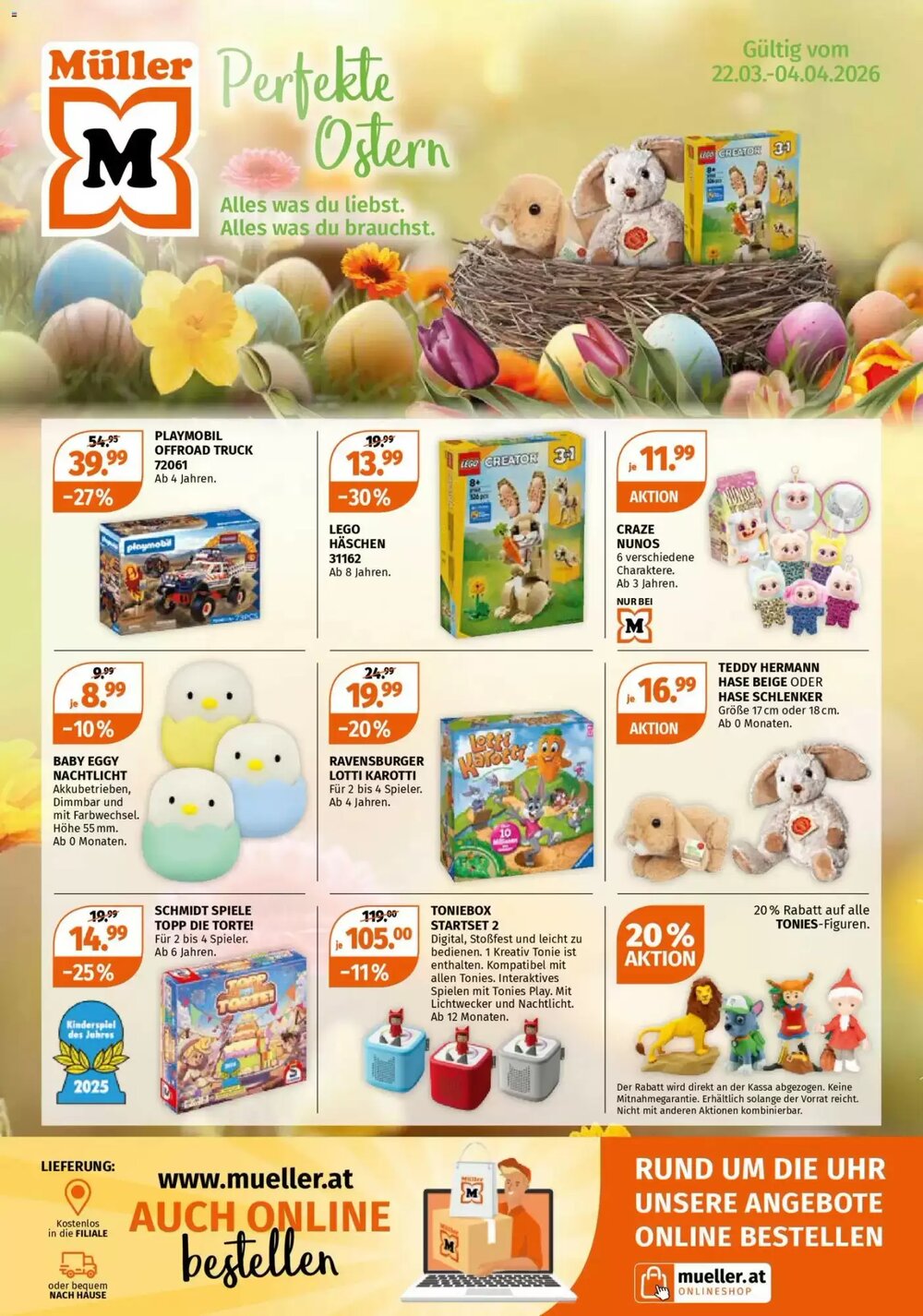 Müller Flugblatt (ab 22.03.2026) - Angebote und Prospekt - Seite 1