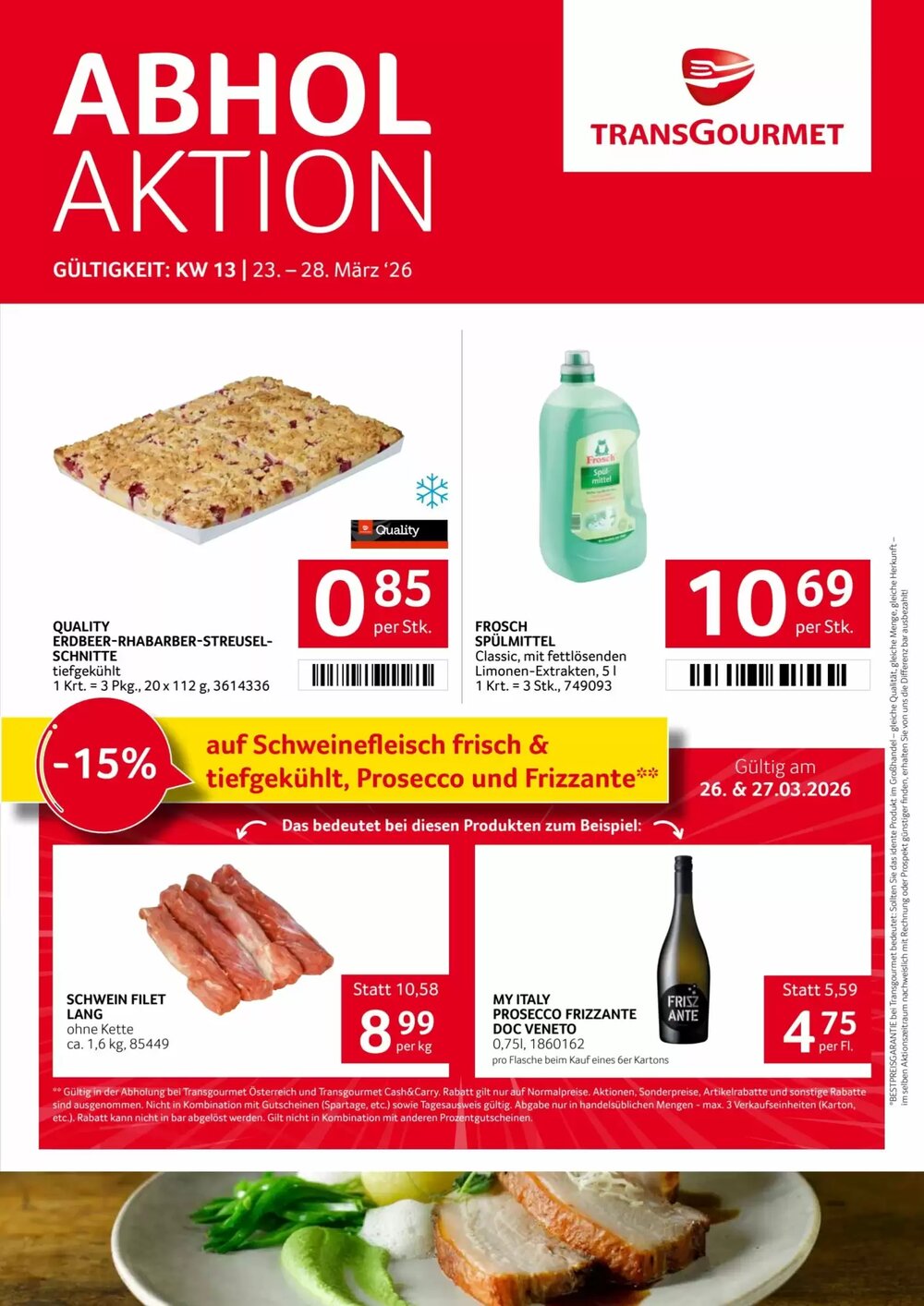 Transgourmet Flugblatt (ab 23.03.2026) - Angebote und Prospekt - Seite 1