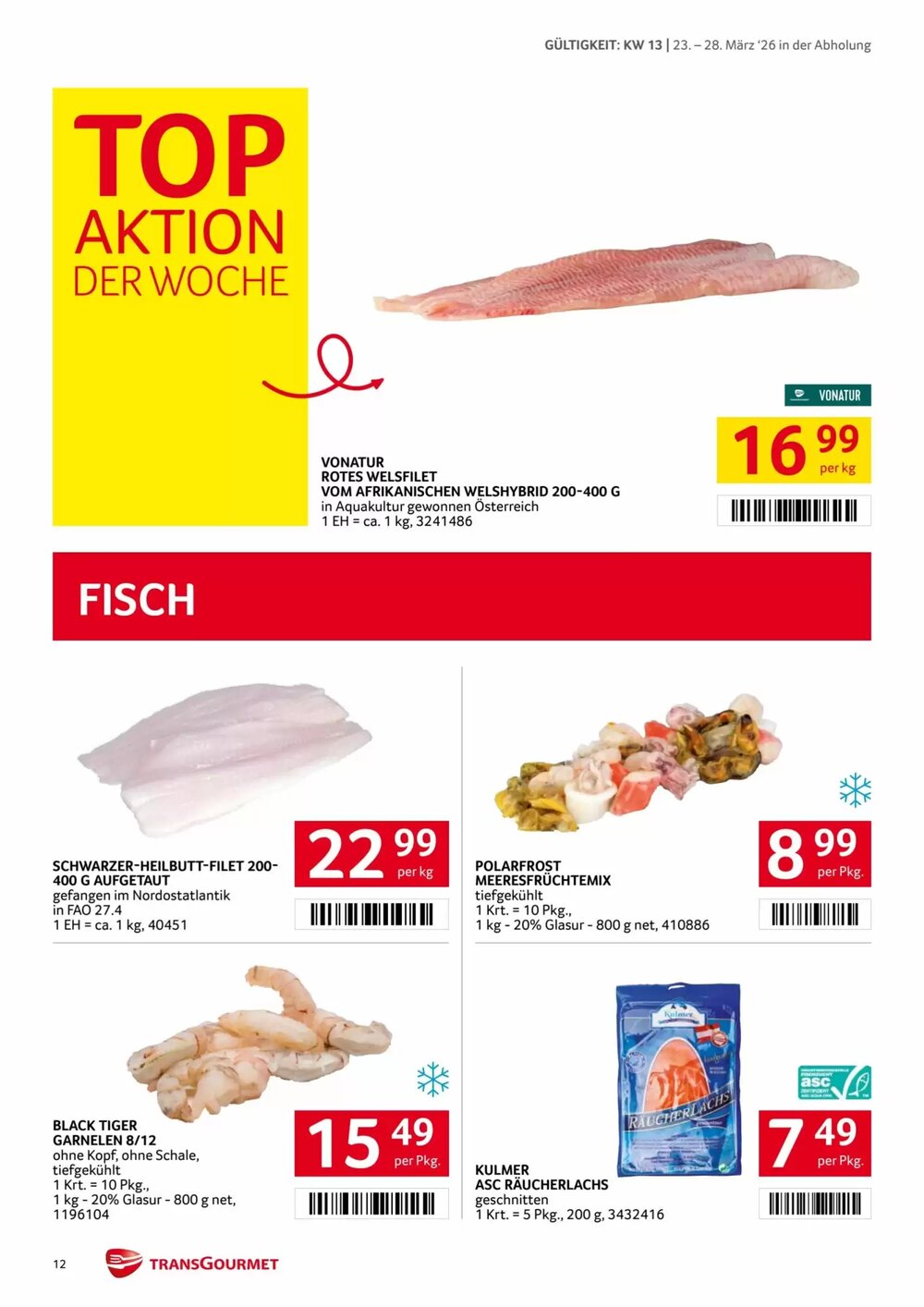 Transgourmet Flugblatt (ab 23.03.2026) - Angebote und Prospekt - Seite 12