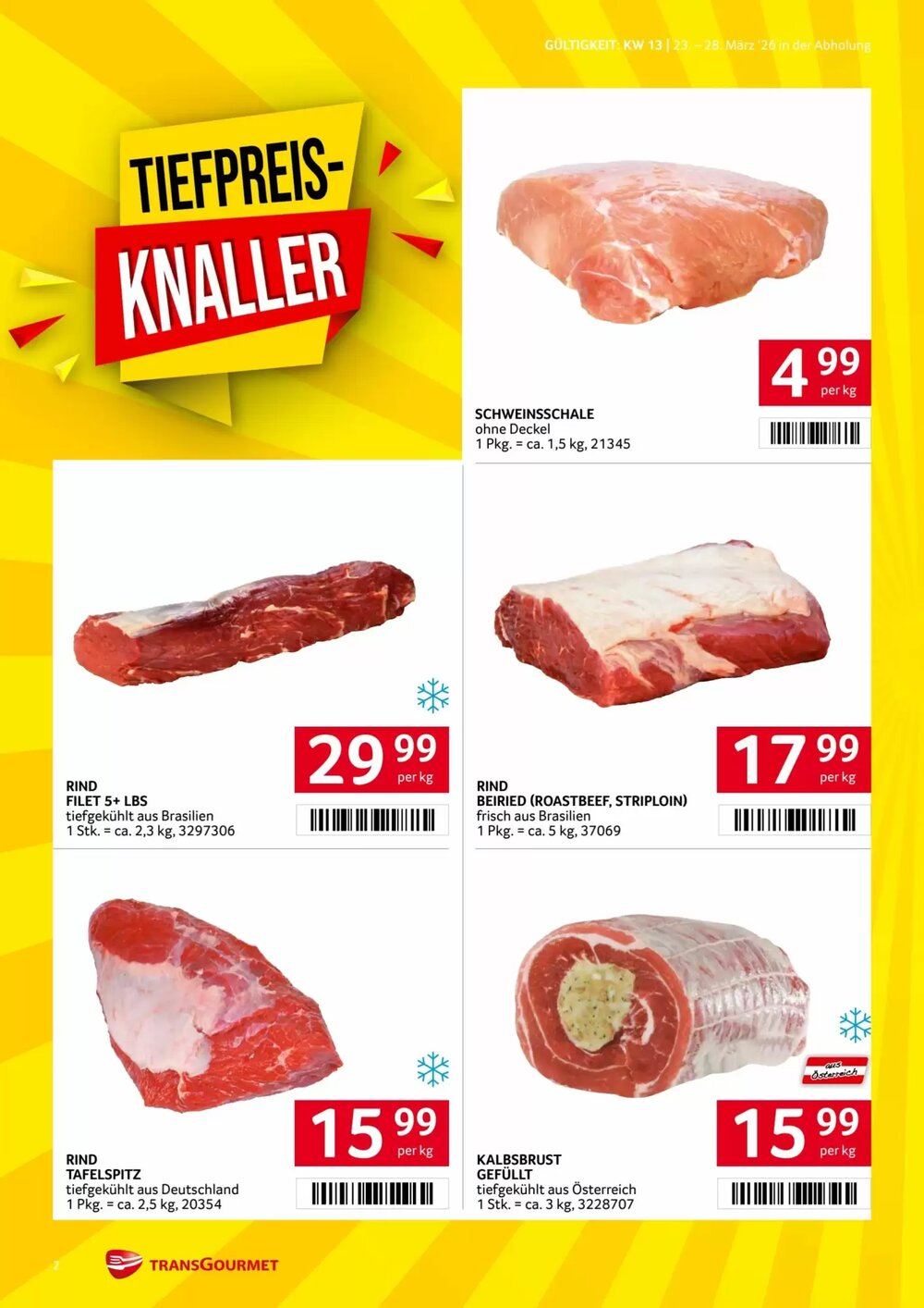 Transgourmet Flugblatt (ab 23.03.2026) - Angebote und Prospekt - Seite 2