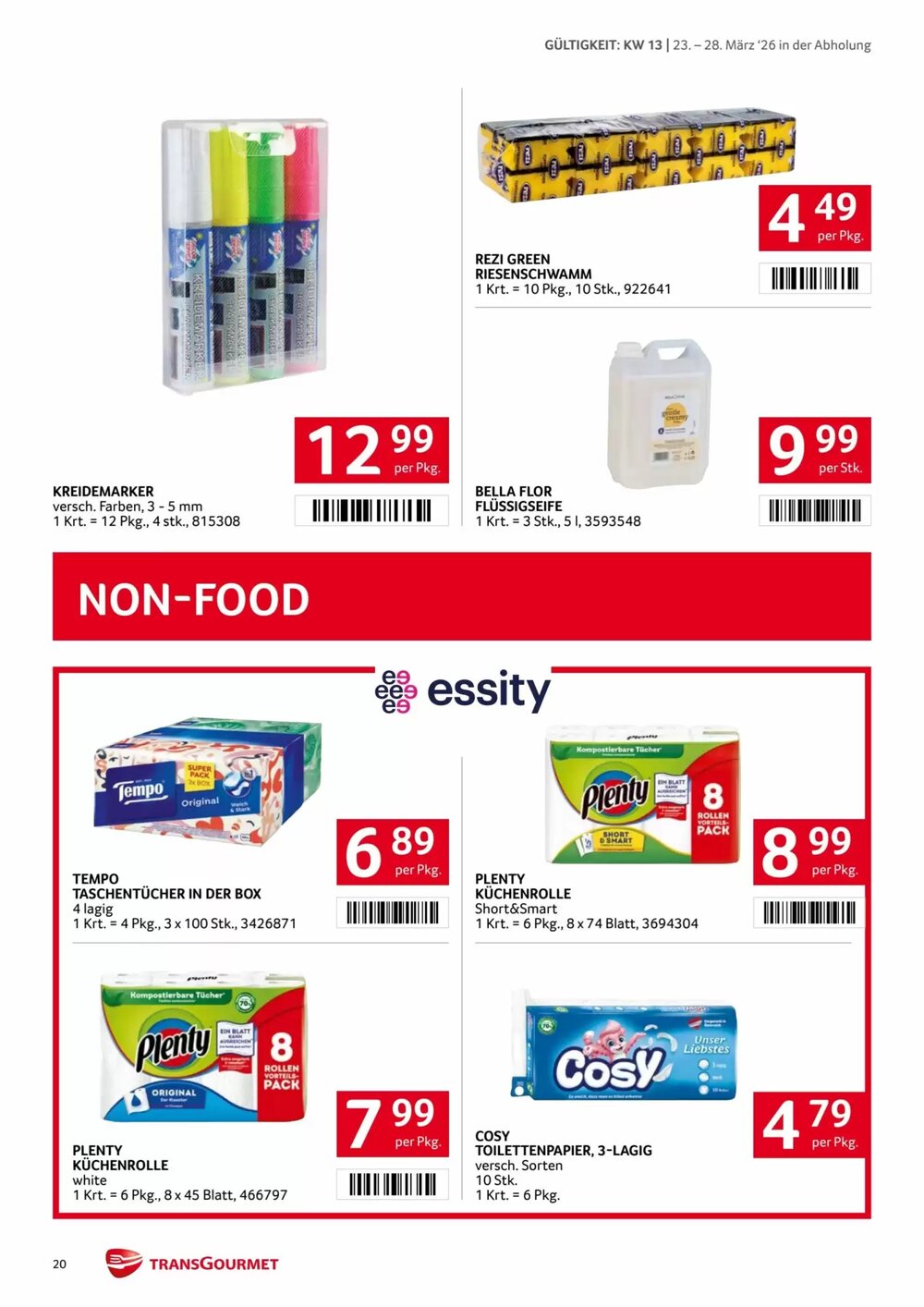 Transgourmet Flugblatt (ab 23.03.2026) - Angebote und Prospekt - Seite 20