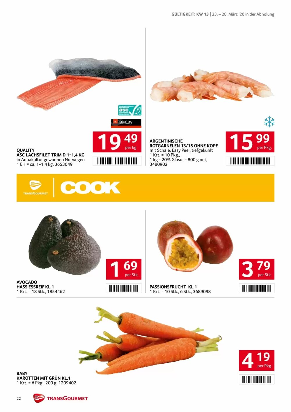 Transgourmet Flugblatt (ab 23.03.2026) - Angebote und Prospekt - Seite 22