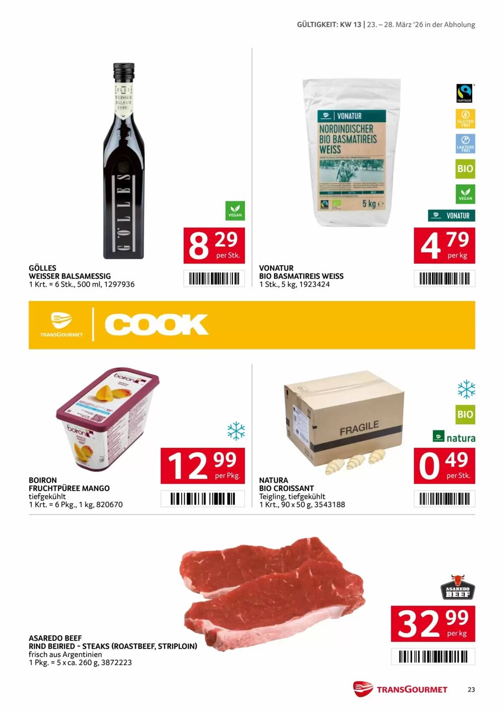 Transgourmet Flugblatt (ab 23.03.2026) - Angebote und Prospekt - Seite 23